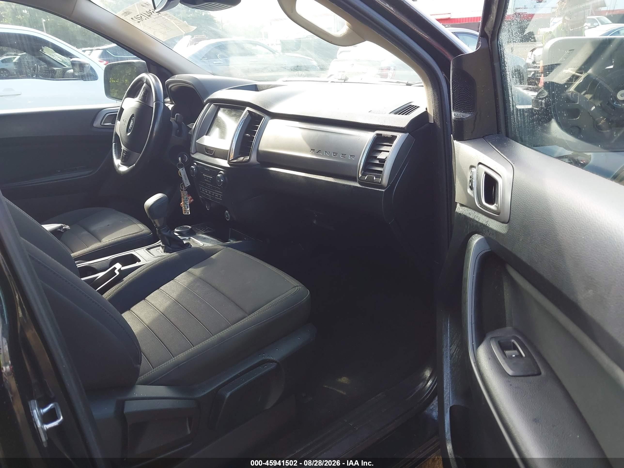 2019 Ford Ranger Xlt Black vin: 1FTER4FH5KLB10625