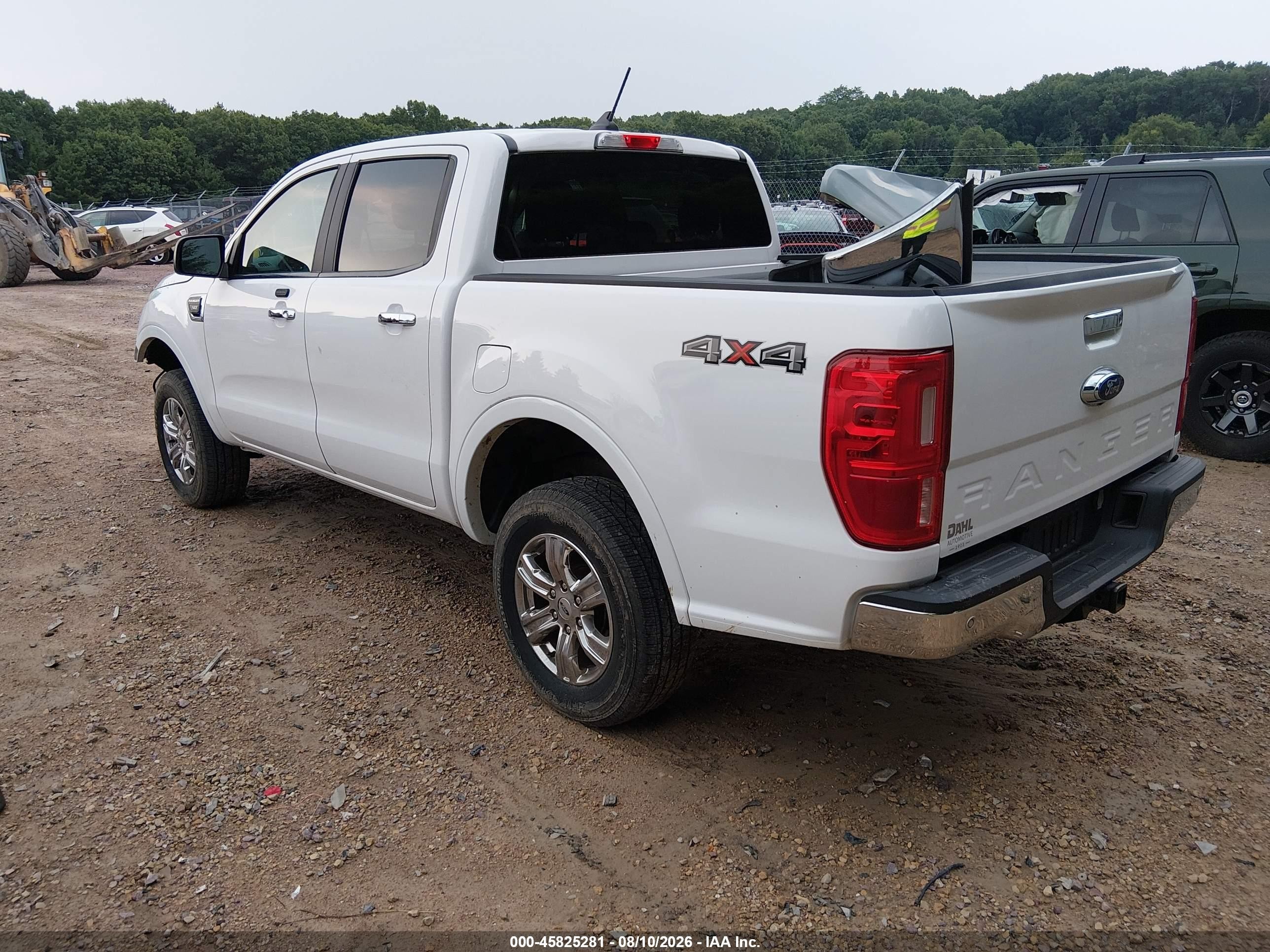2021 Ford Ranger Xlt White vin: 1FTER4FH5MLD03134