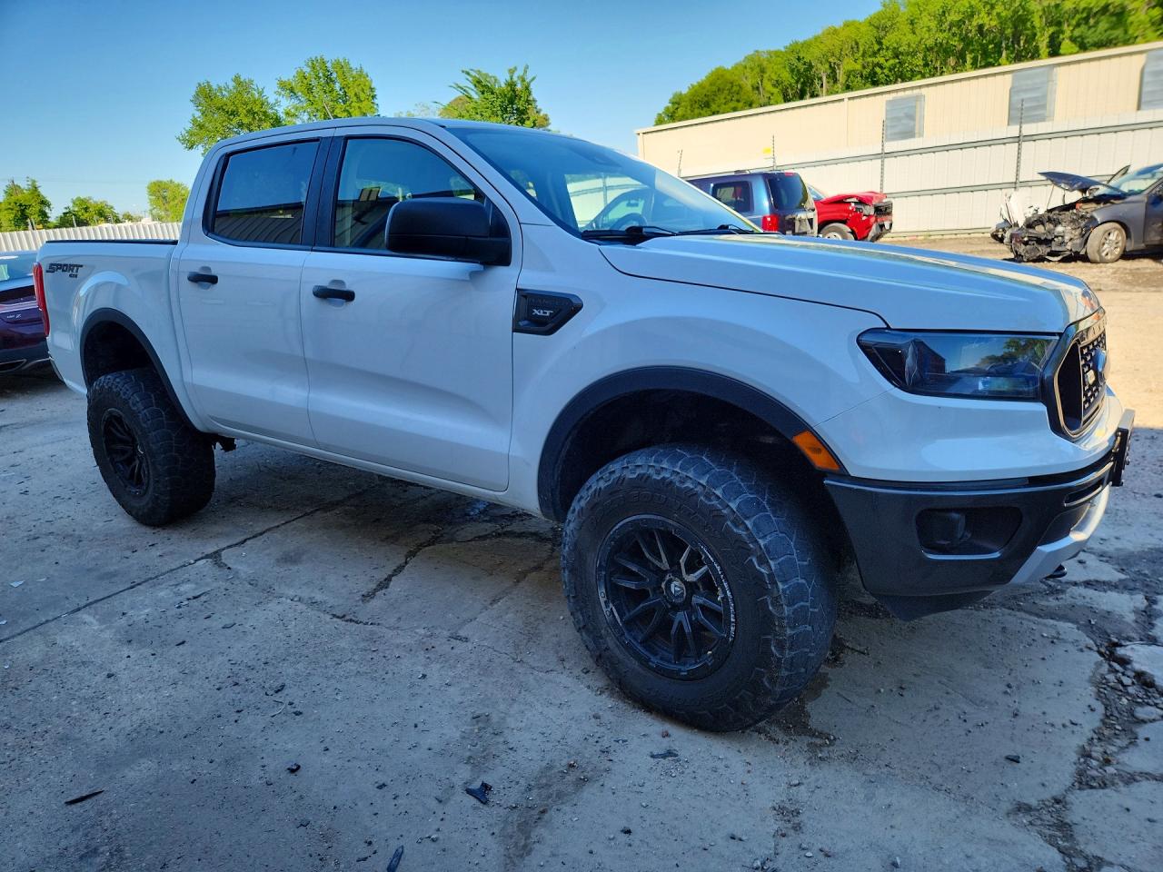 2023 Ford Ranger Xl White vin: 1FTER4FH5PLE13718