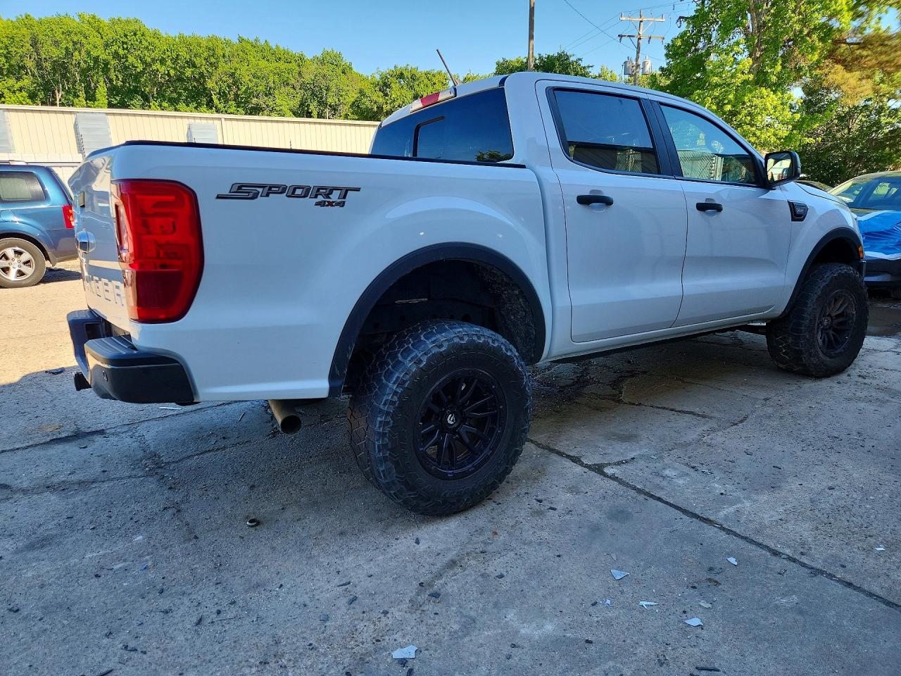 2023 Ford Ranger Xl White vin: 1FTER4FH5PLE13718