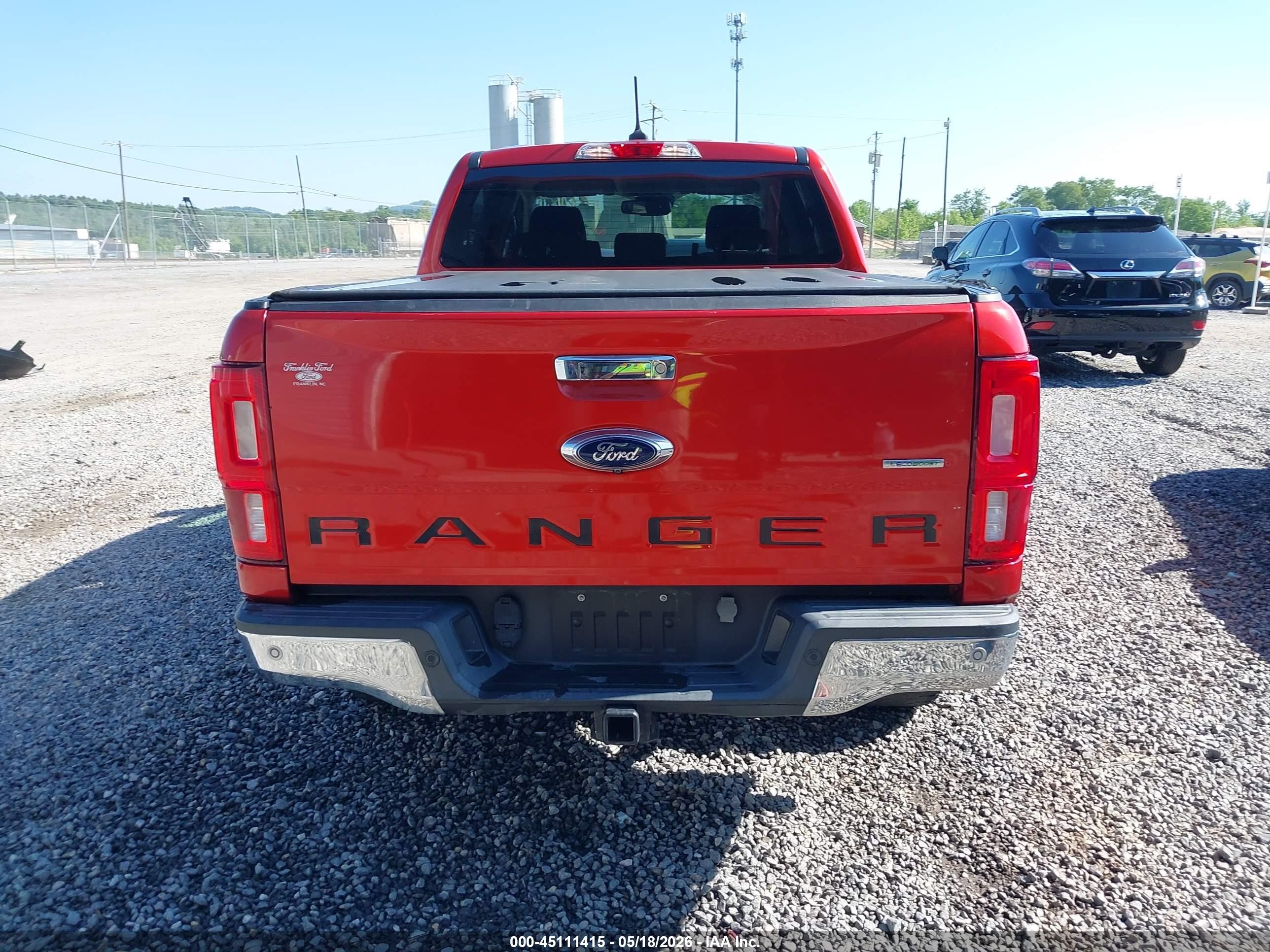 2019 Ford Ranger Xlt Оранжевый vin: 1FTER4FH6KLA73827