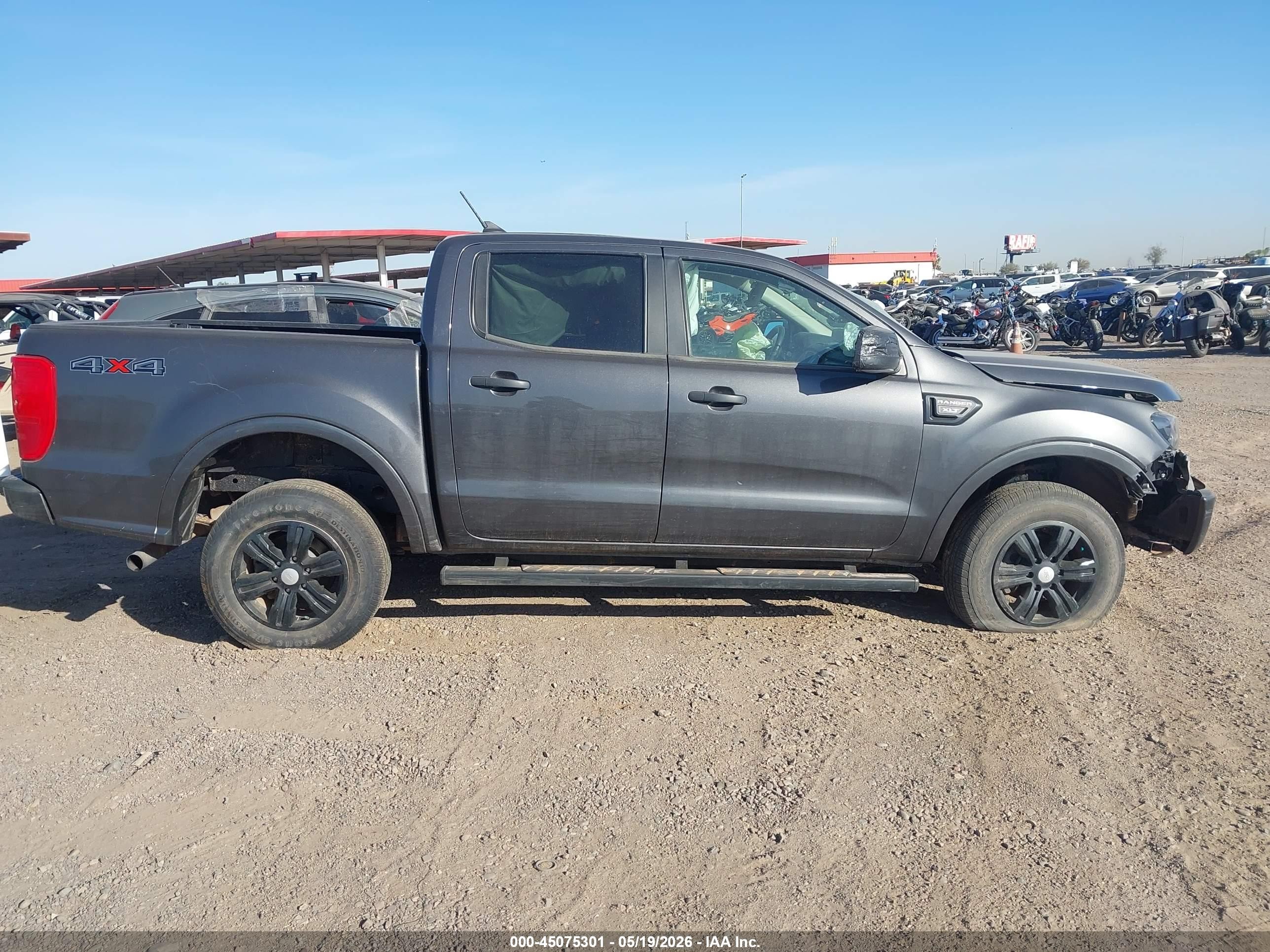 2019 Ford Ranger Xlt Gray vin: 1FTER4FH6KLA90899