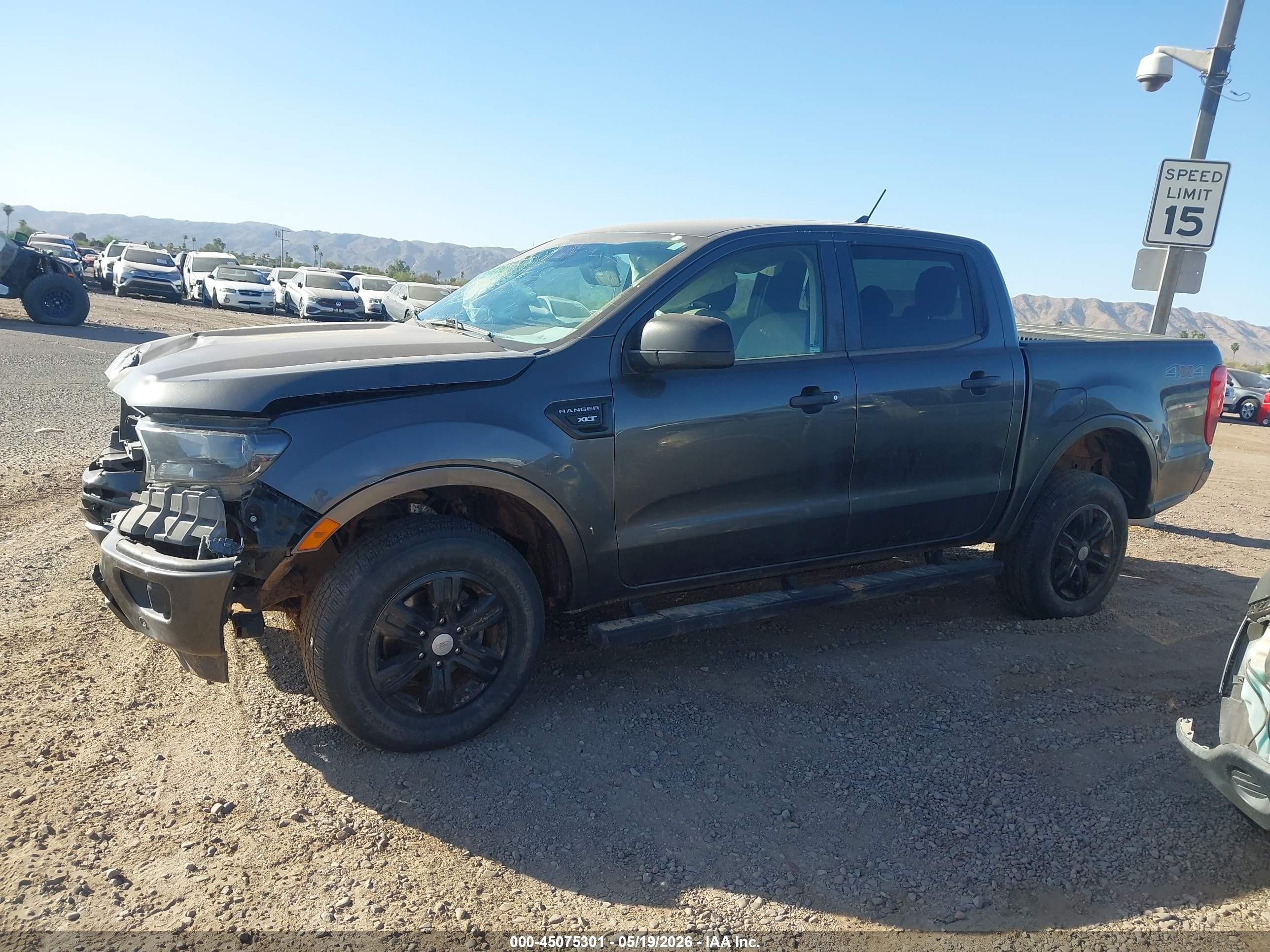 2019 Ford Ranger Xlt Gray vin: 1FTER4FH6KLA90899