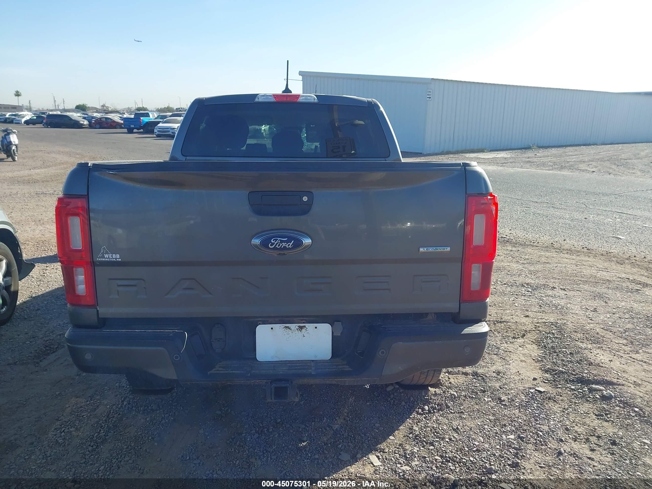 2019 Ford Ranger Xlt Gray vin: 1FTER4FH6KLA90899