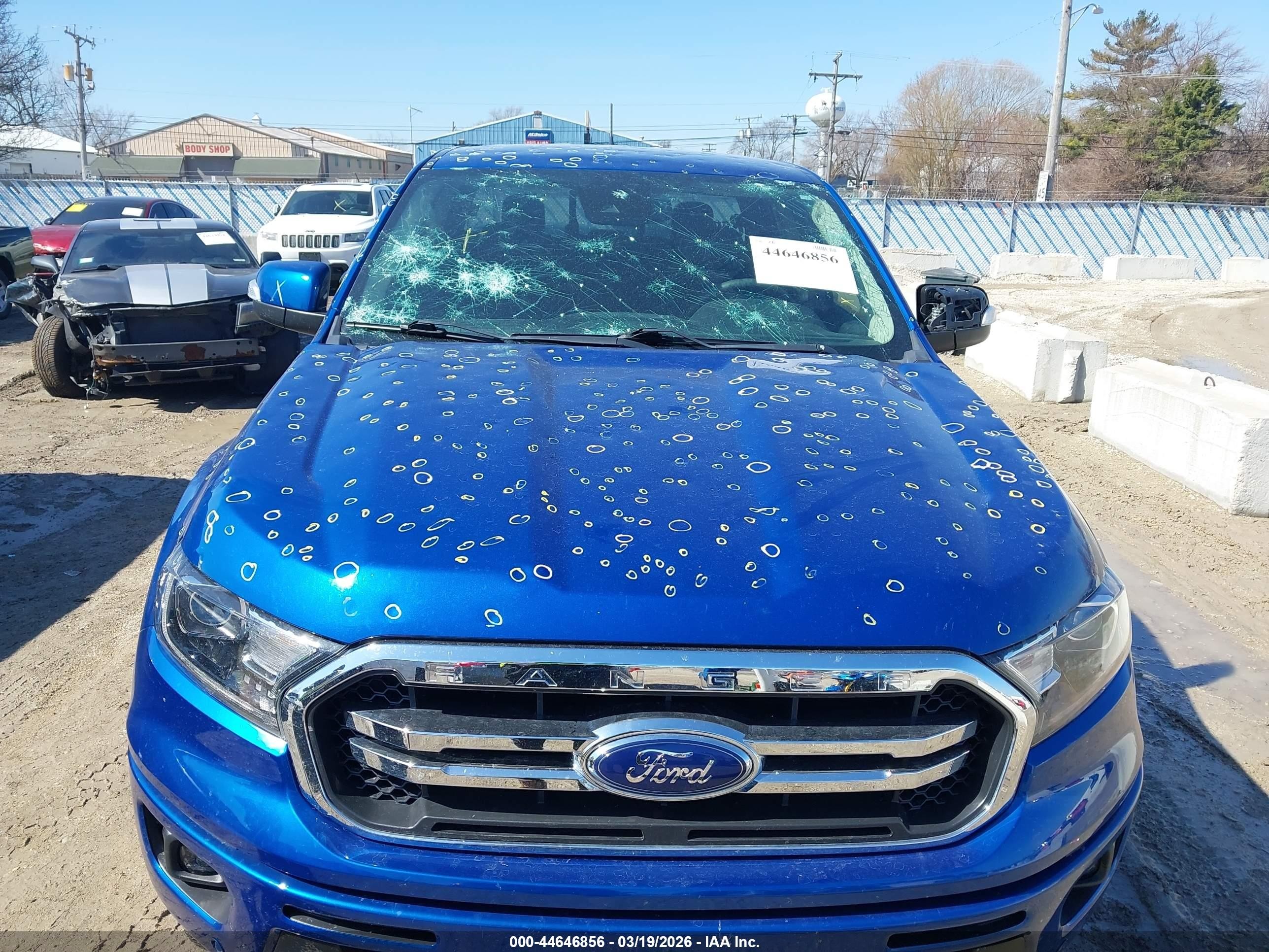 2020 Ford Ranger Lariat Blue vin: 1FTER4FH6LLA10020
