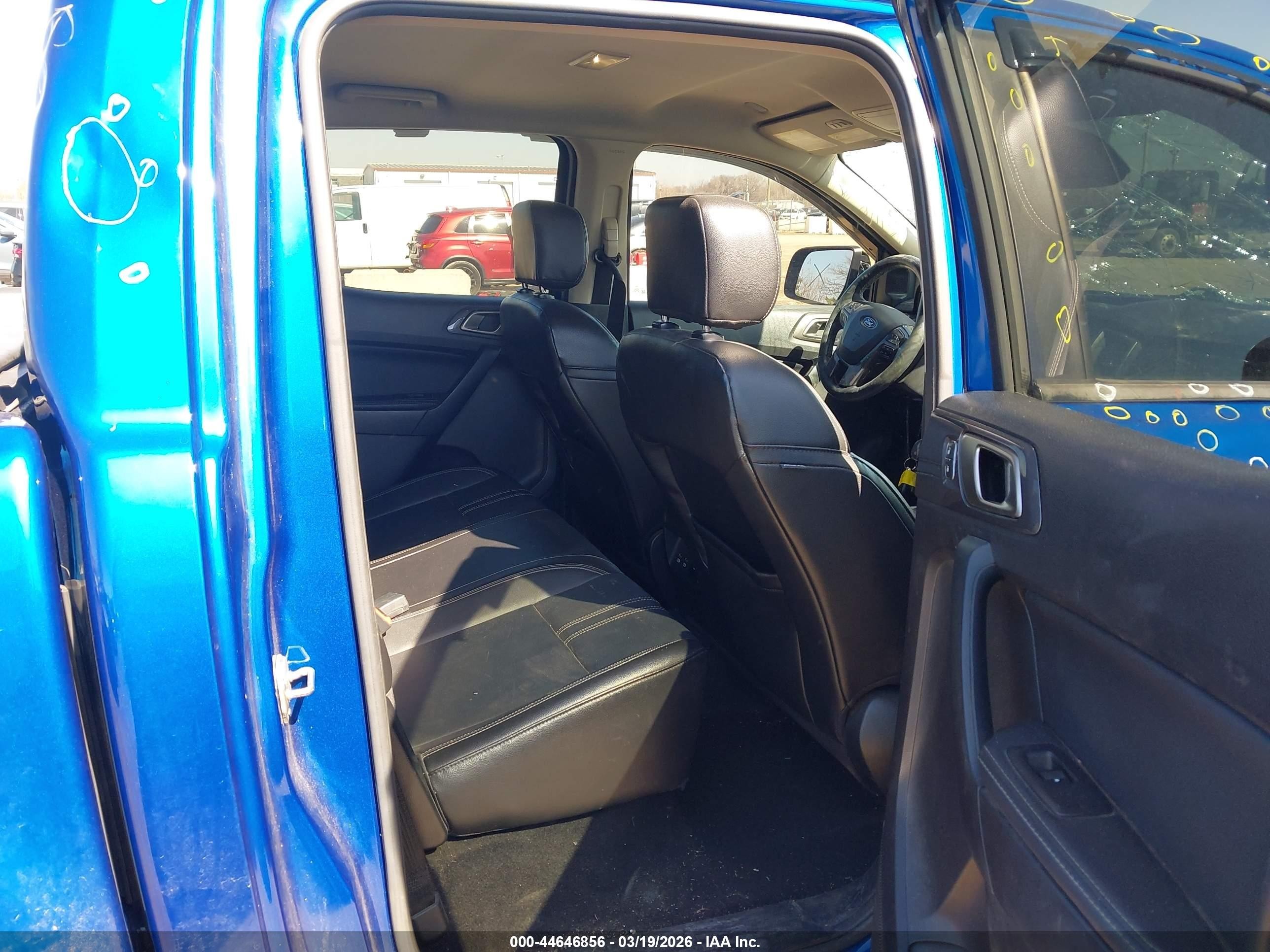 2020 Ford Ranger Lariat Blue vin: 1FTER4FH6LLA10020