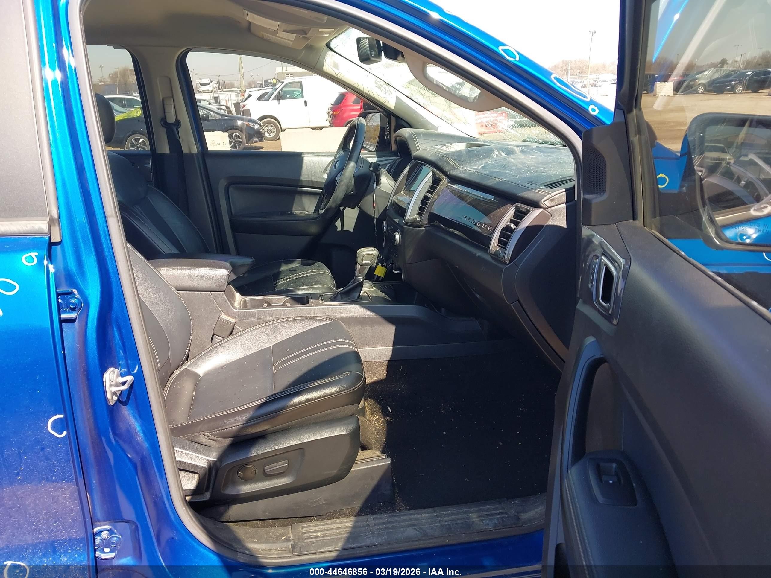 2020 Ford Ranger Lariat Blue vin: 1FTER4FH6LLA10020