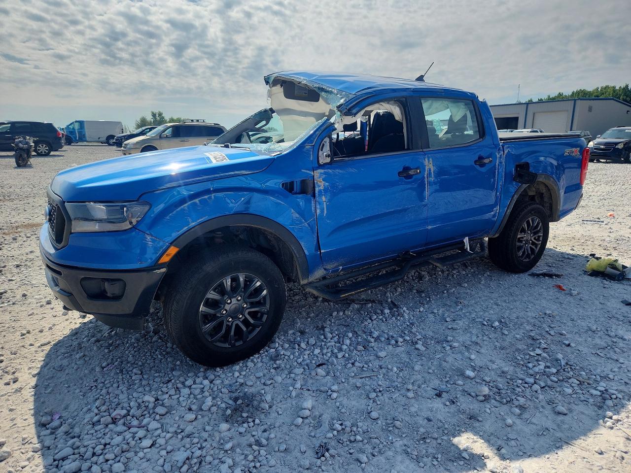 2021 Ford Ranger Xl Blue vin: 1FTER4FH6MLD75993