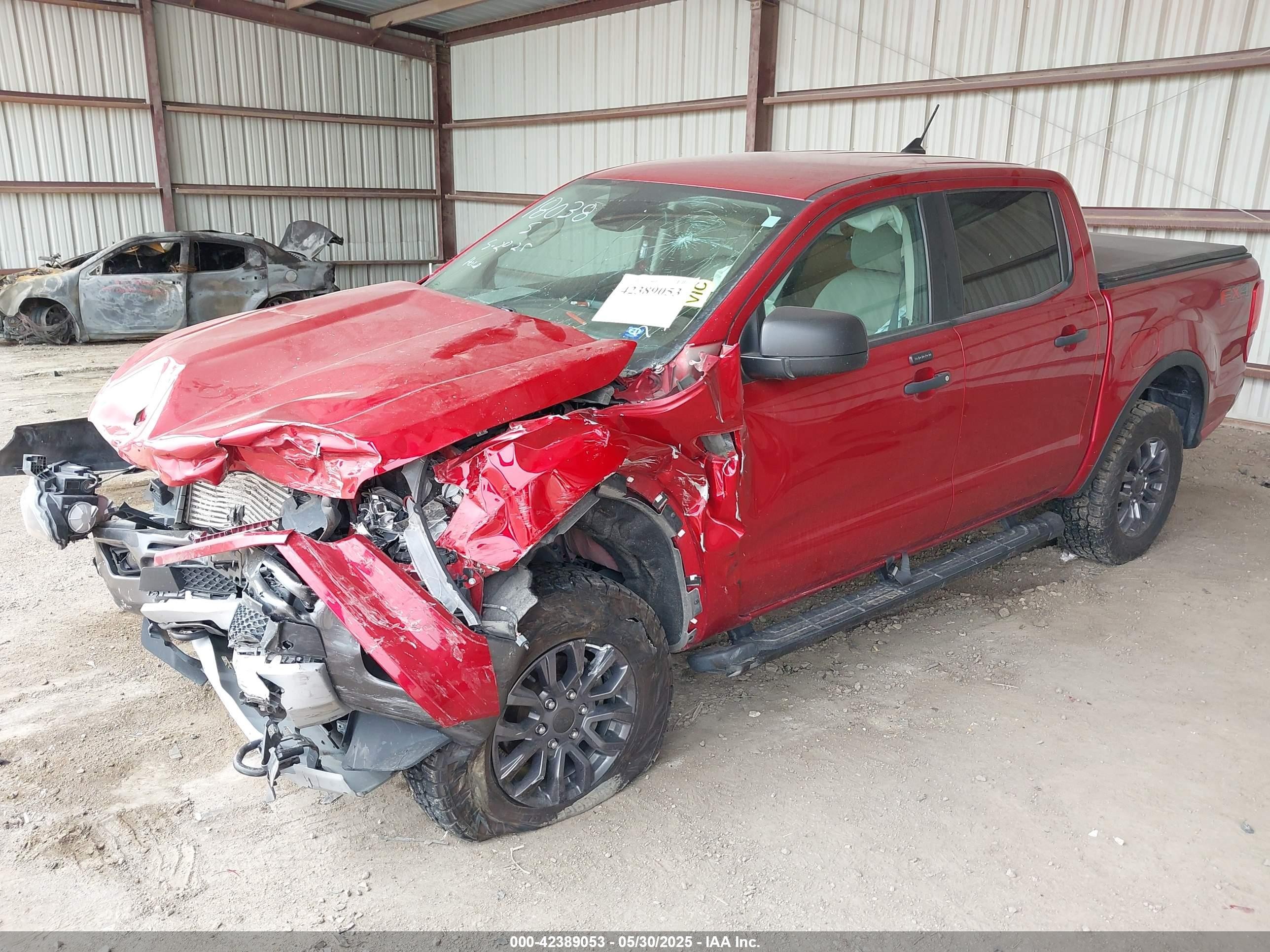 2021 Ford Ranger Xlt Red vin: 1FTER4FH6MLD85049