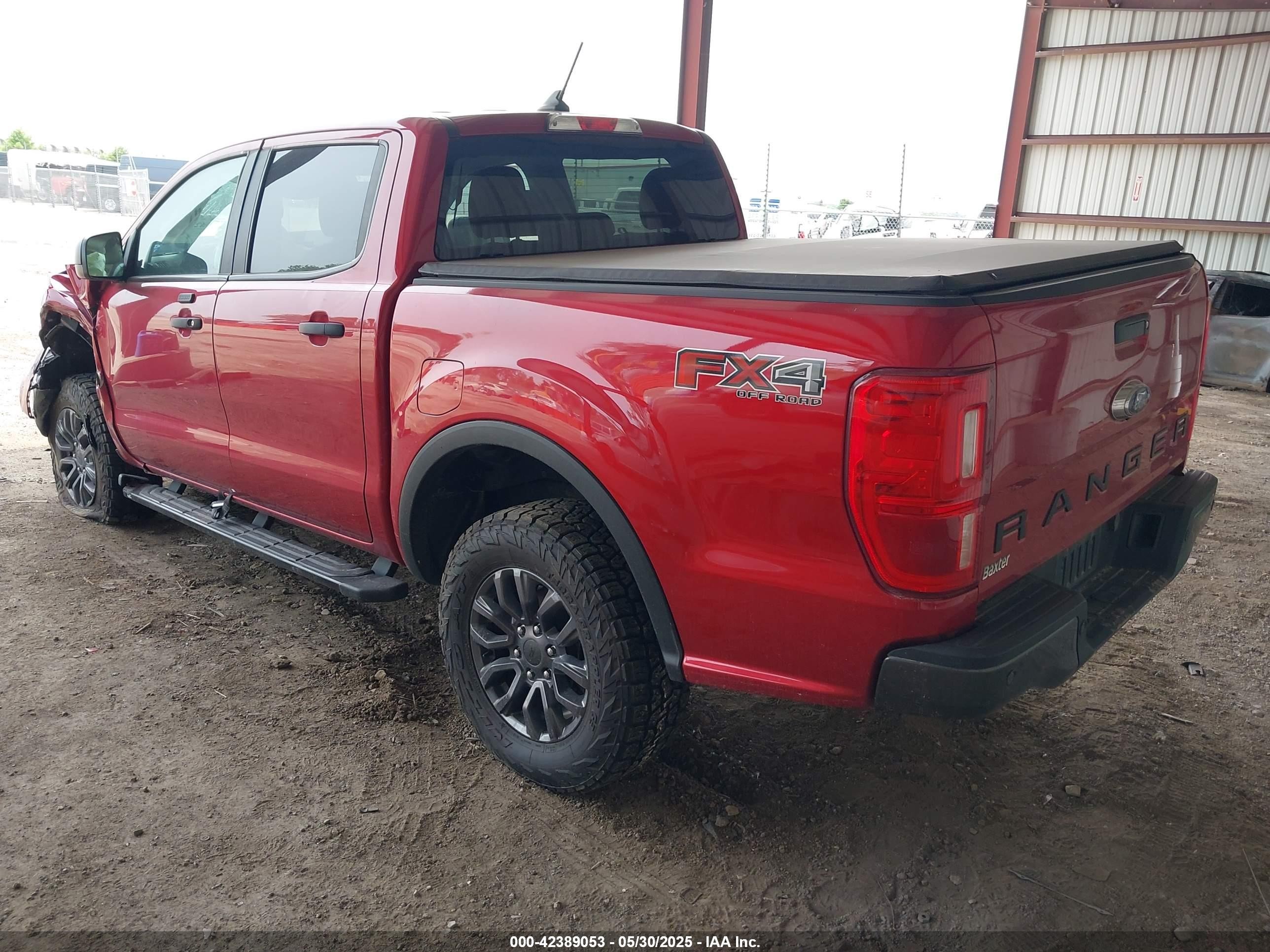 2021 Ford Ranger Xlt Red vin: 1FTER4FH6MLD85049