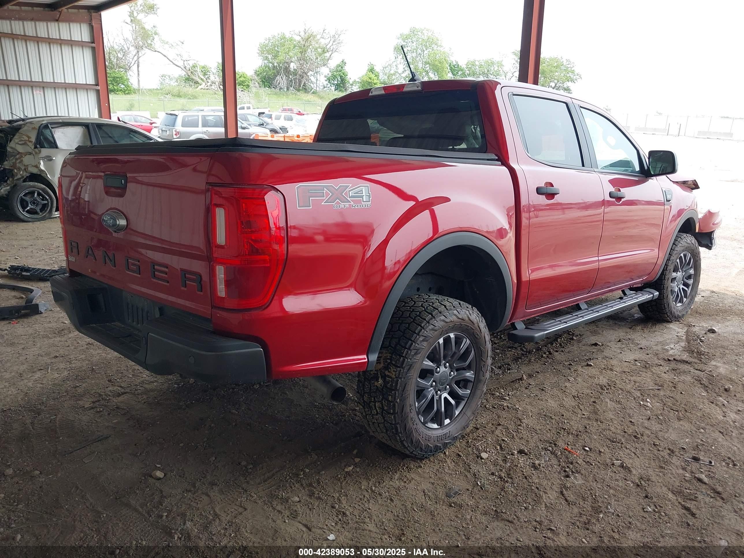 2021 Ford Ranger Xlt Red vin: 1FTER4FH6MLD85049