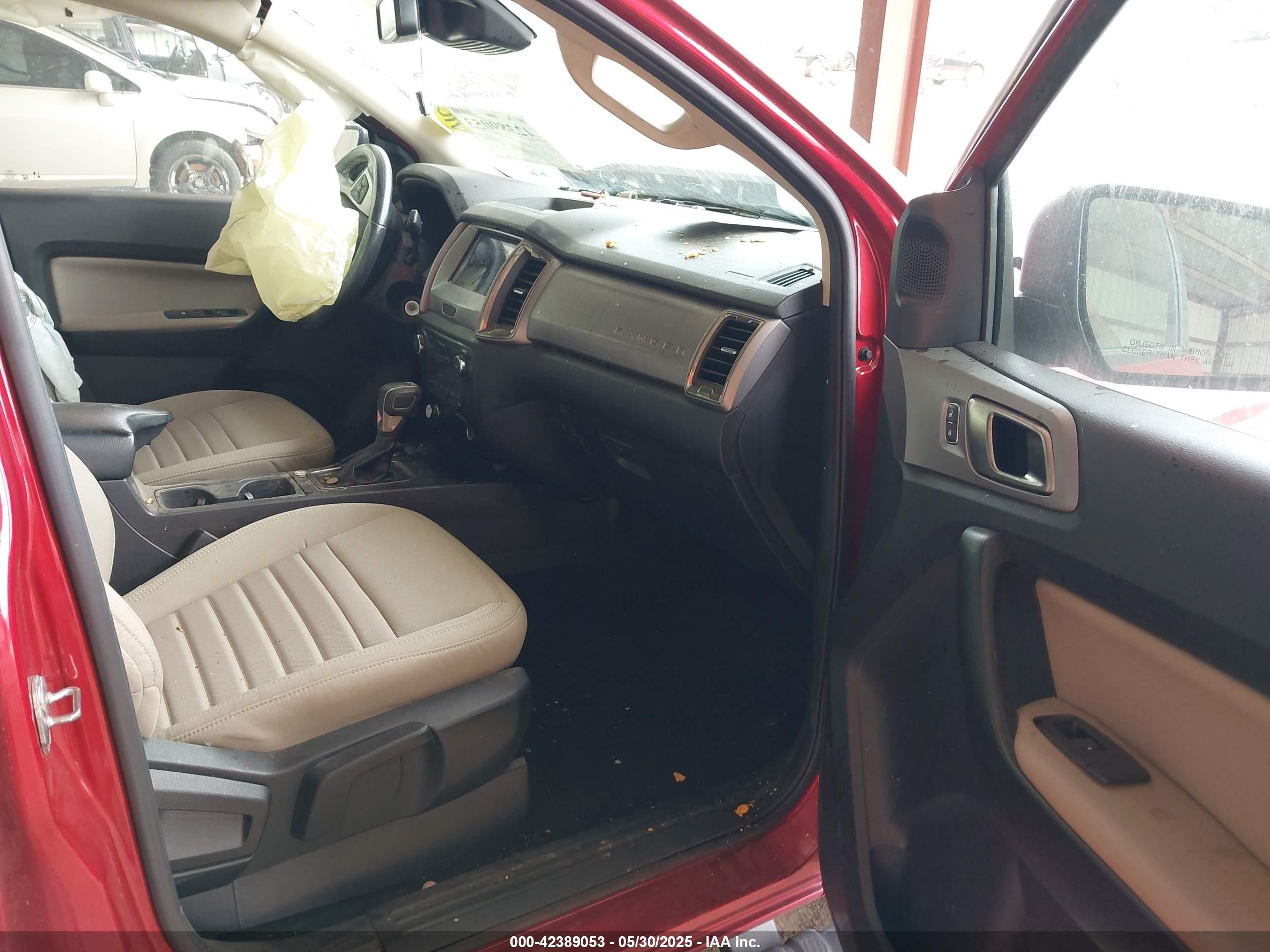 2021 Ford Ranger Xlt Red vin: 1FTER4FH6MLD85049
