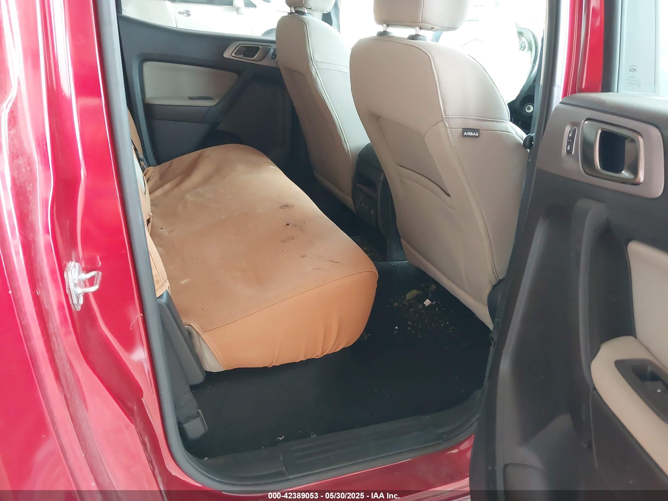 2021 Ford Ranger Xlt Red vin: 1FTER4FH6MLD85049
