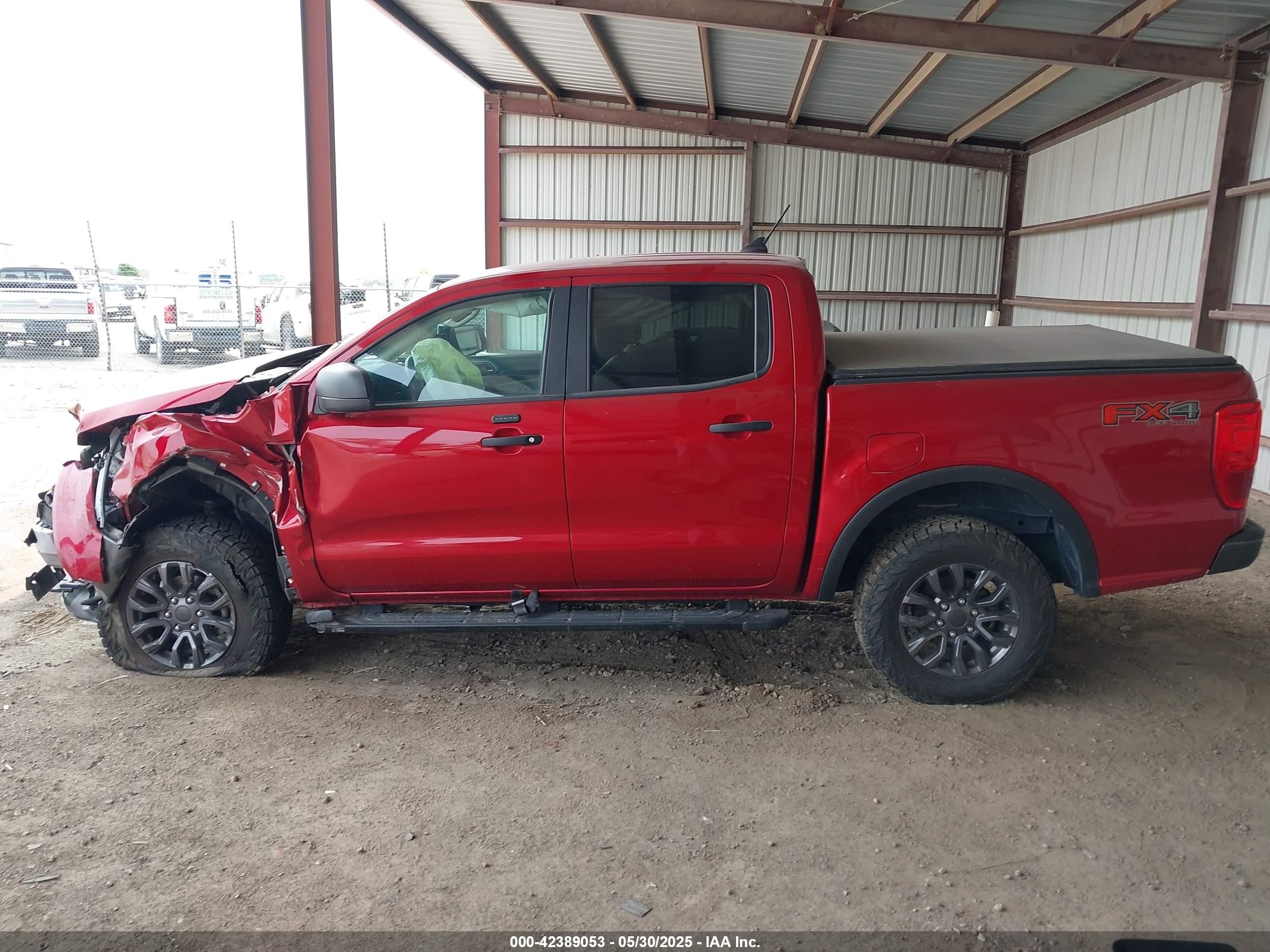 2021 Ford Ranger Xlt Red vin: 1FTER4FH6MLD85049