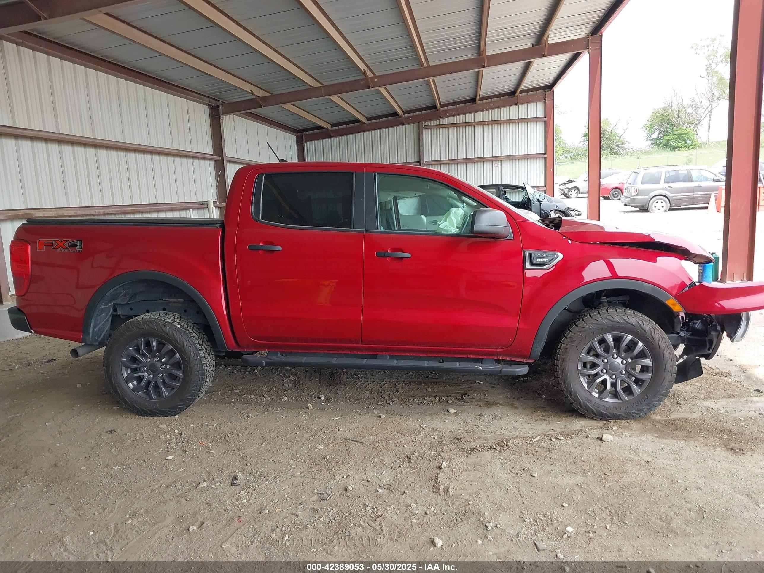 2021 Ford Ranger Xlt Red vin: 1FTER4FH6MLD85049