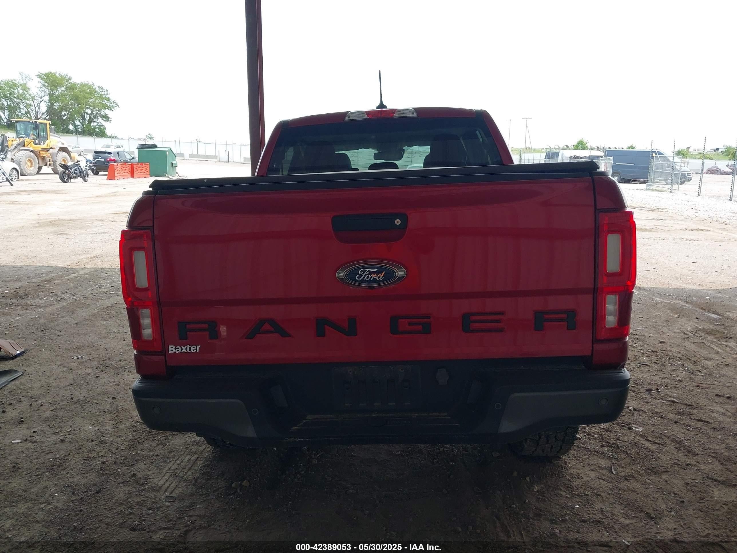 2021 Ford Ranger Xlt Red vin: 1FTER4FH6MLD85049