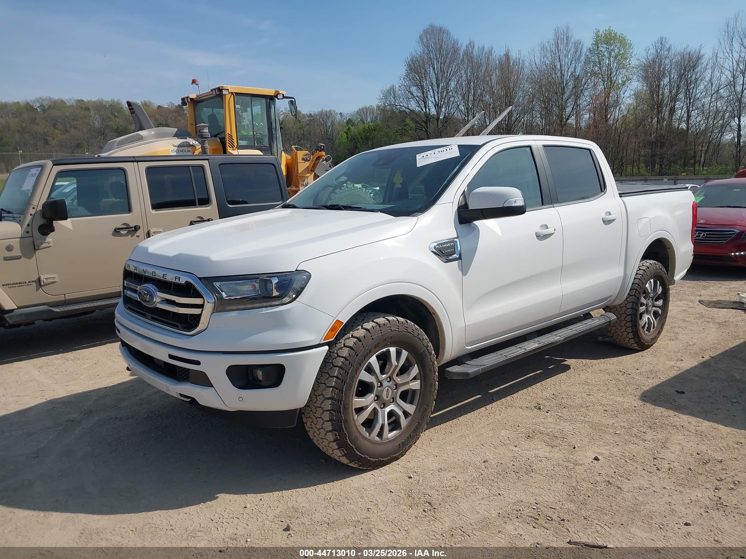 2019 Ford Ranger Lariat Белый vin: 1FTER4FH7KLA92922