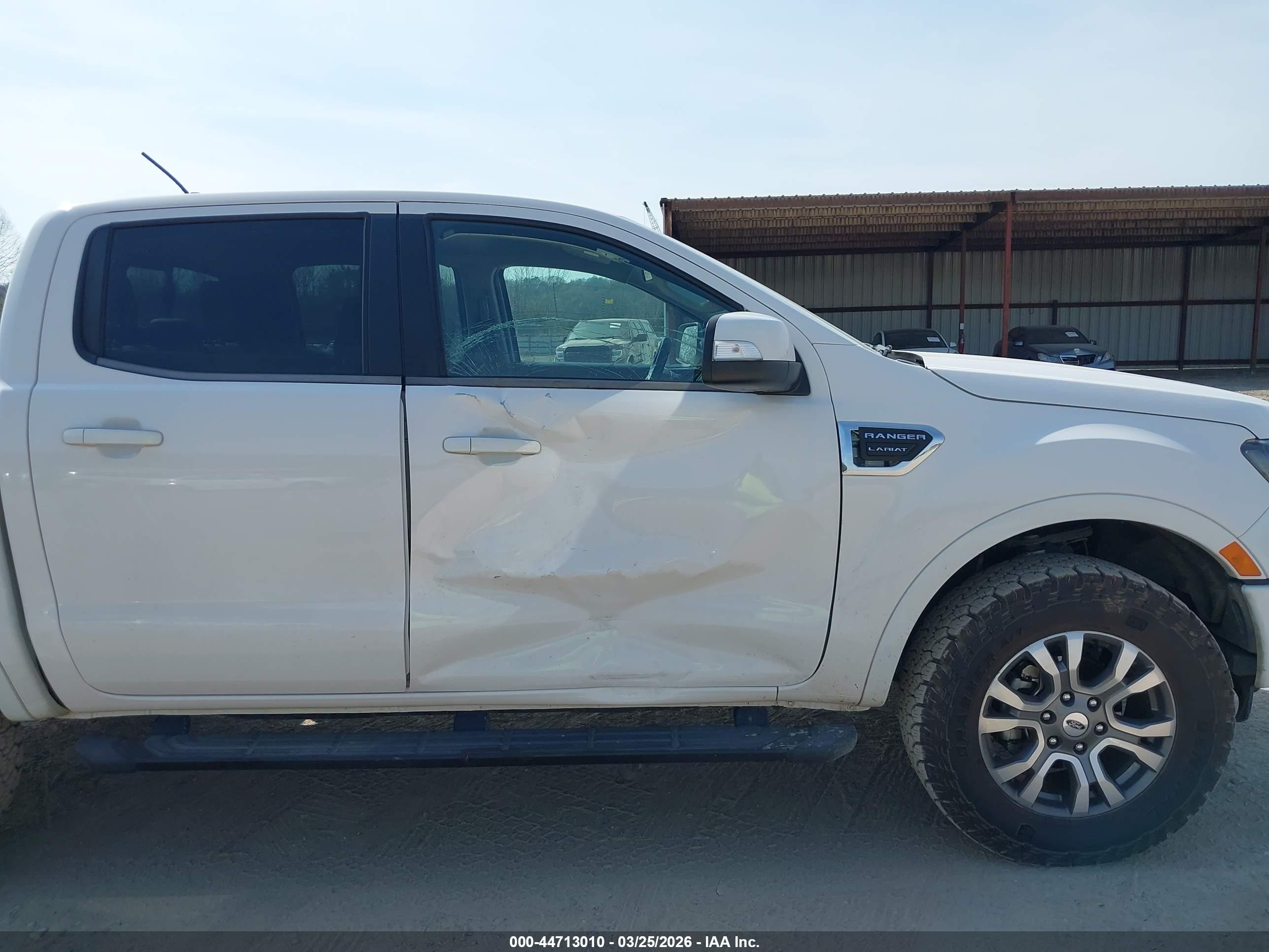 2019 Ford Ranger Lariat Белый vin: 1FTER4FH7KLA92922