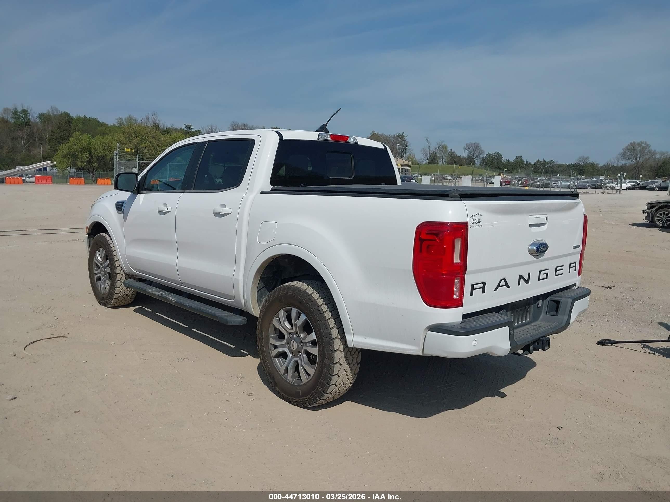 2019 Ford Ranger Lariat Белый vin: 1FTER4FH7KLA92922