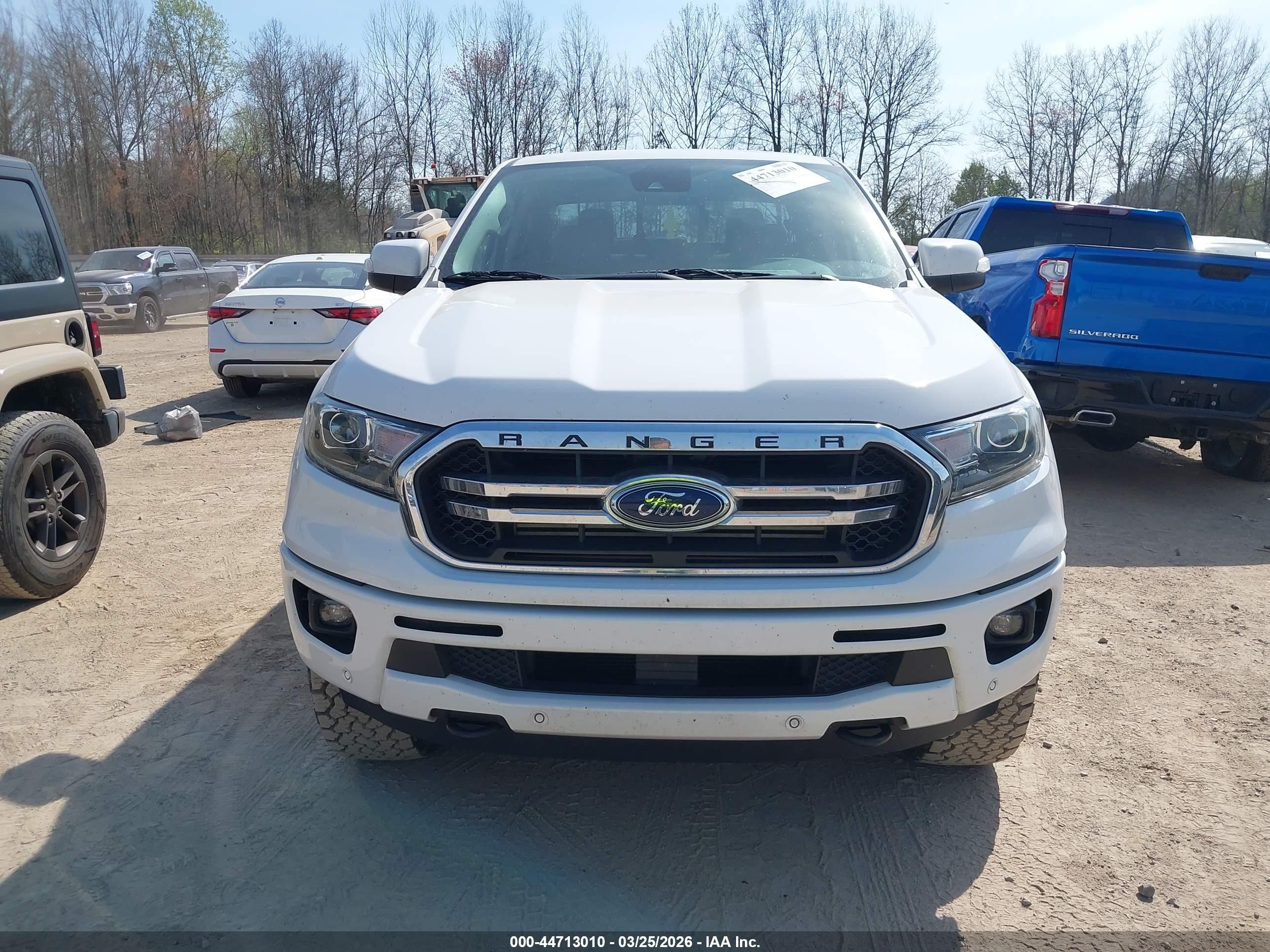 2019 Ford Ranger Lariat Белый vin: 1FTER4FH7KLA92922