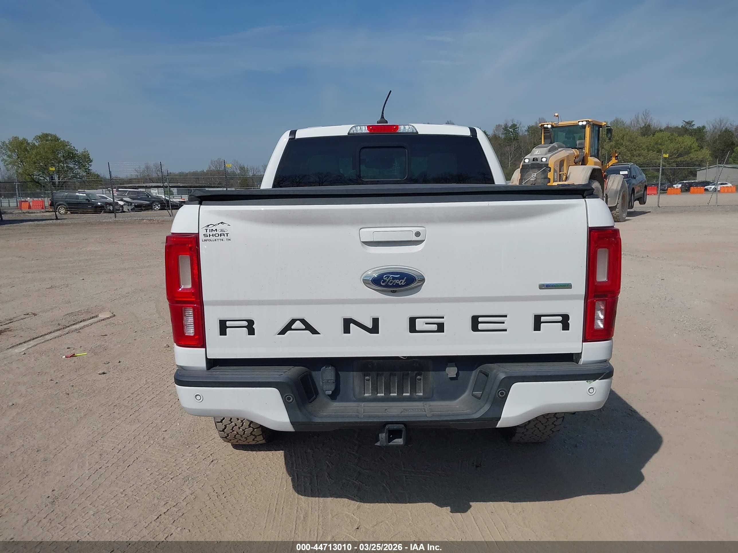 2019 Ford Ranger Lariat Белый vin: 1FTER4FH7KLA92922