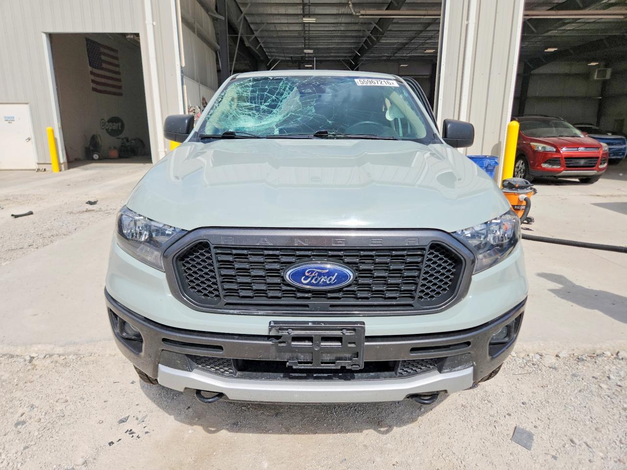 2021 Ford Ranger Xl Gray vin: 1FTER4FH7MLD56871