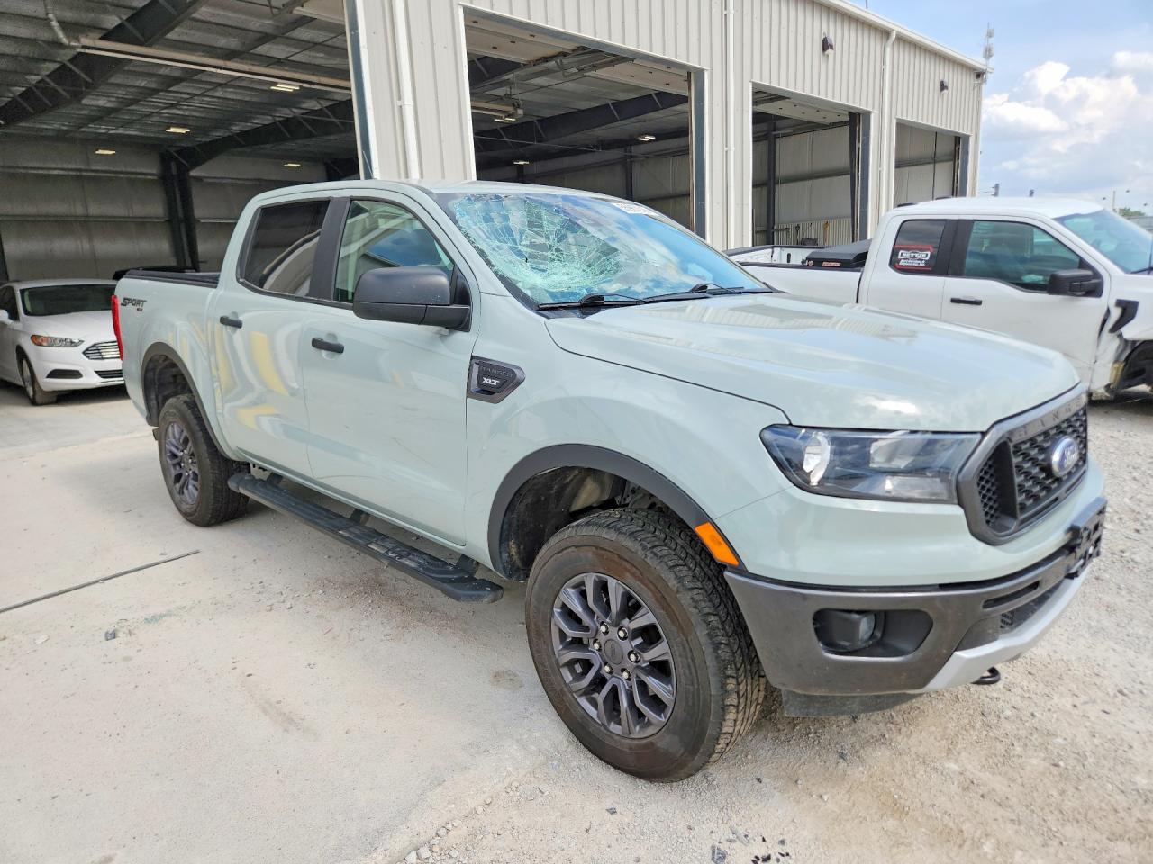 2021 Ford Ranger Xl Gray vin: 1FTER4FH7MLD56871