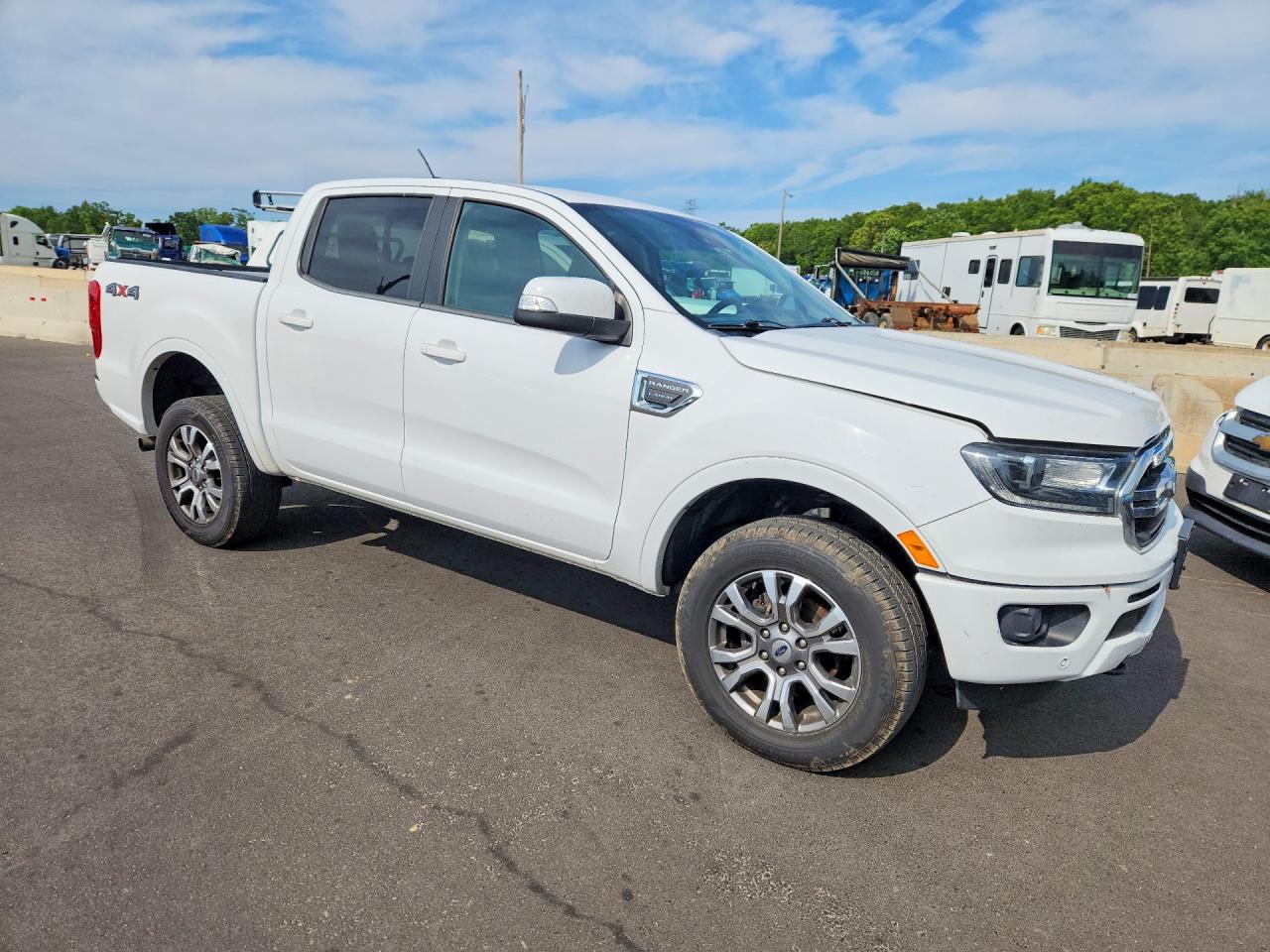 2019 Ford Ranger Xl White vin: 1FTER4FH9KLA19289