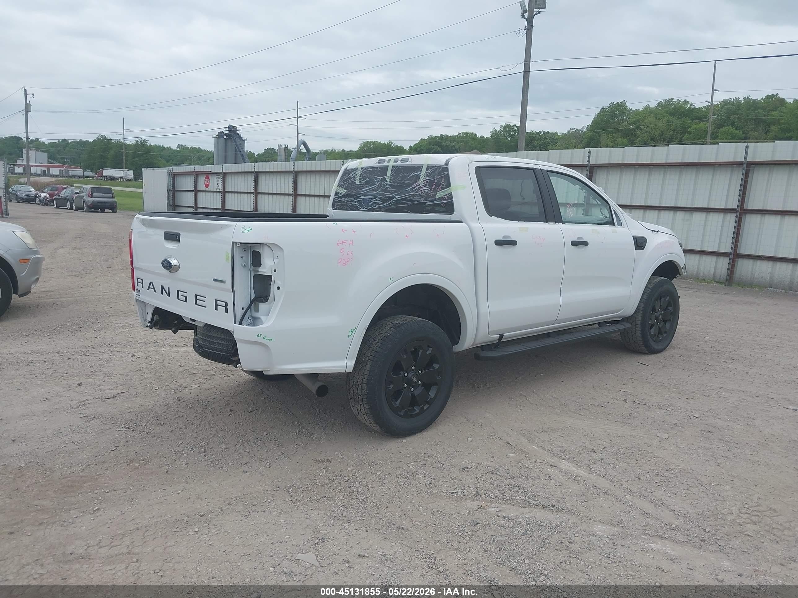 2020 Ford Ranger Xlt Белый vin: 1FTER4FH9LLA47336