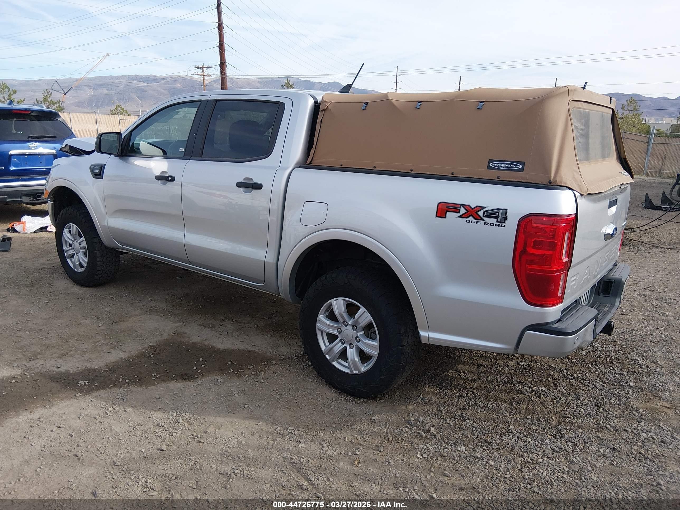 2019 Ford Ranger Xlt Серебряный vin: 1FTER4FHXKLB16548