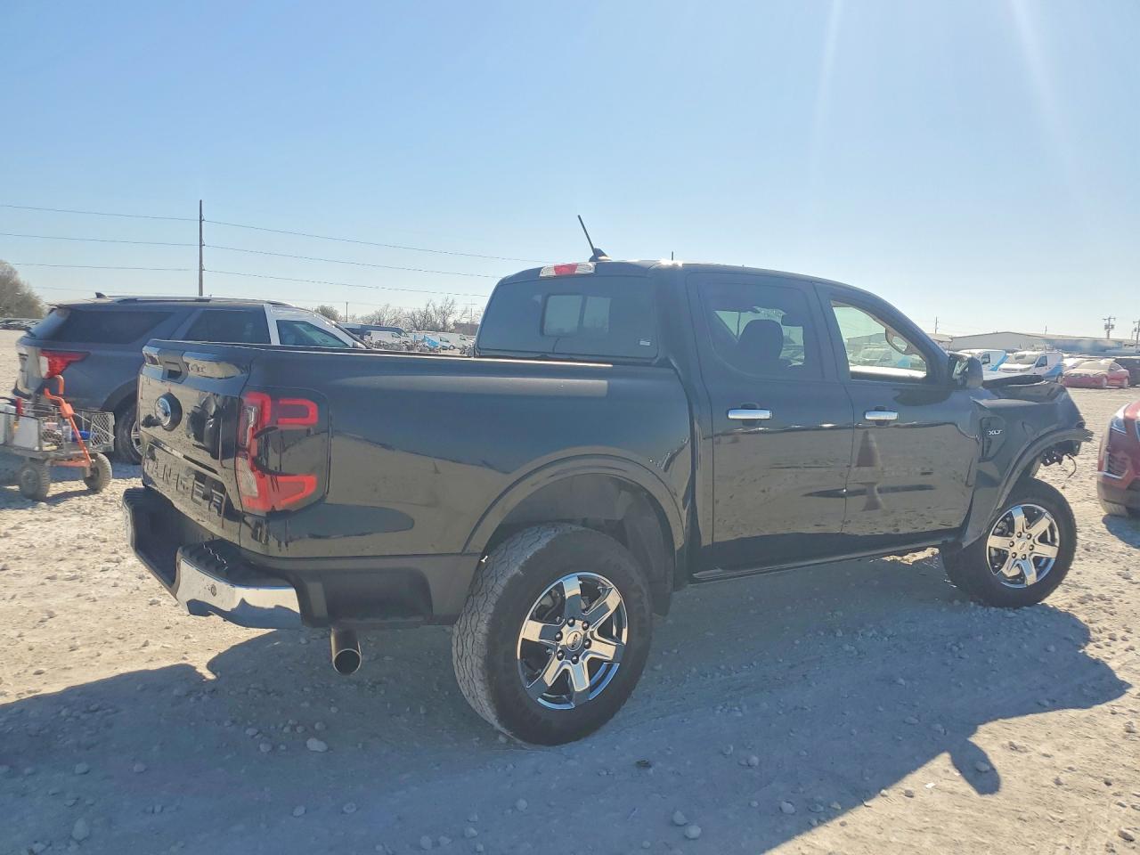 2024 Ford Ranger Xlt Черный vin: 1FTER4GH7RLE51274