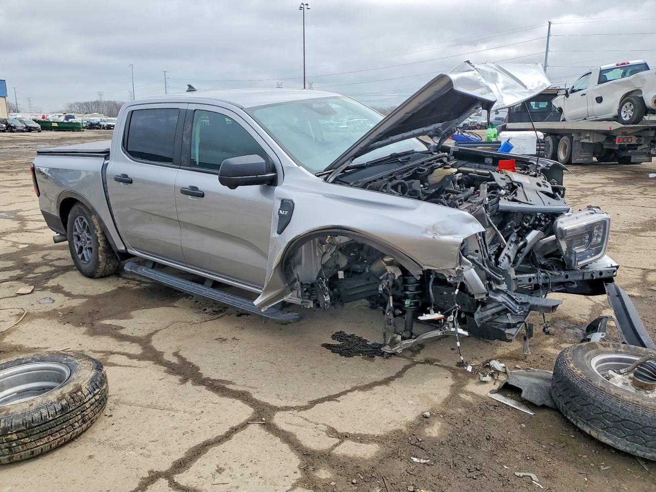 2024 Ford Ranger Xlt Silver vin: 1FTER4HH1RLE12372