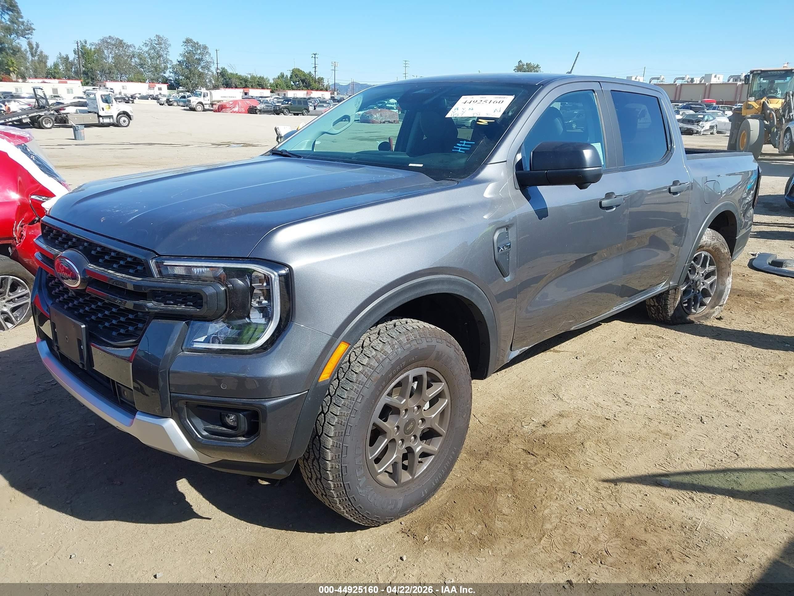 2025 Ford Ranger Xlt Gray vin: 1FTER4HH4SLE59398