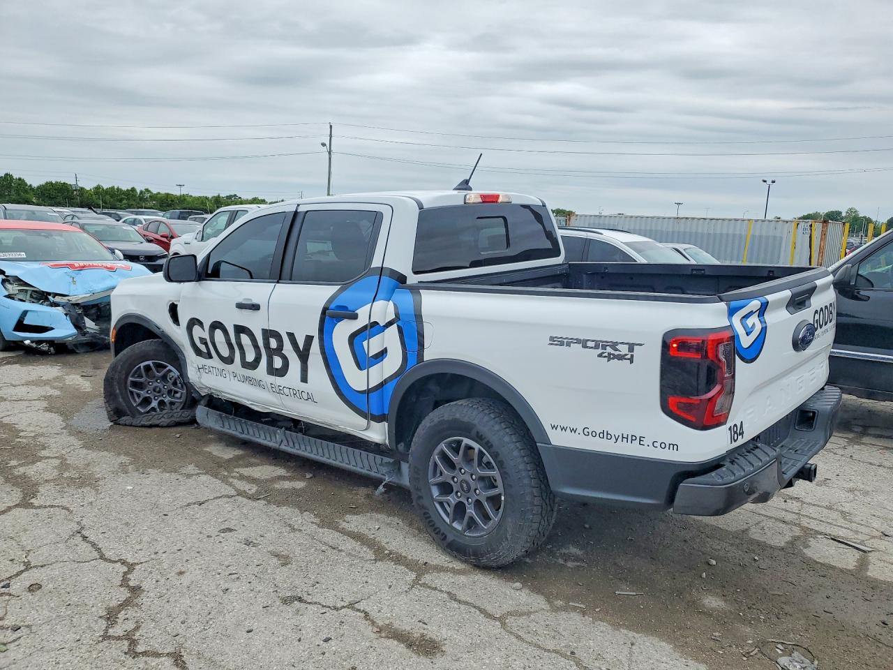 2025 Ford Ranger Xlt Белый vin: 1FTER4HH5SLE50922
