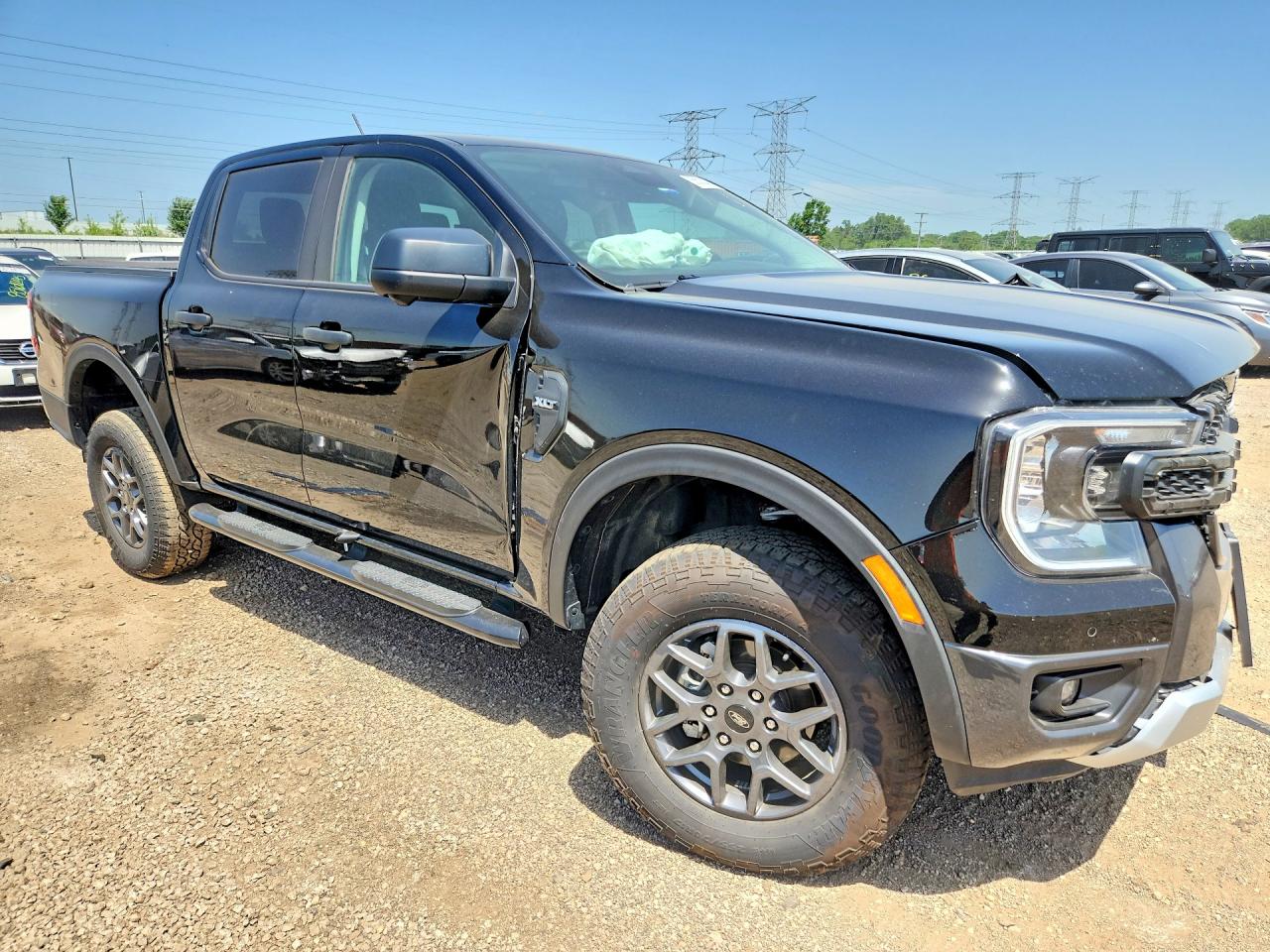 2025 Ford Ranger Xlt Черный vin: 1FTER4HH6SLE18531