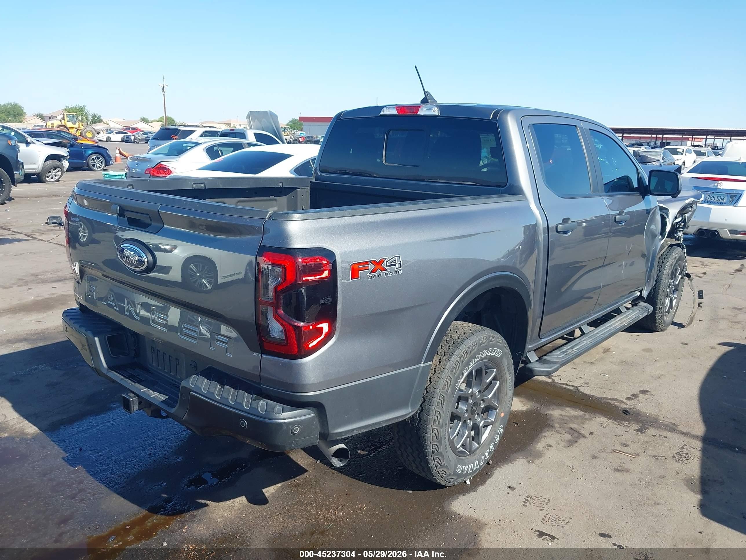 2024 Ford Ranger Xlt Gray vin: 1FTER4HH7RLE34506
