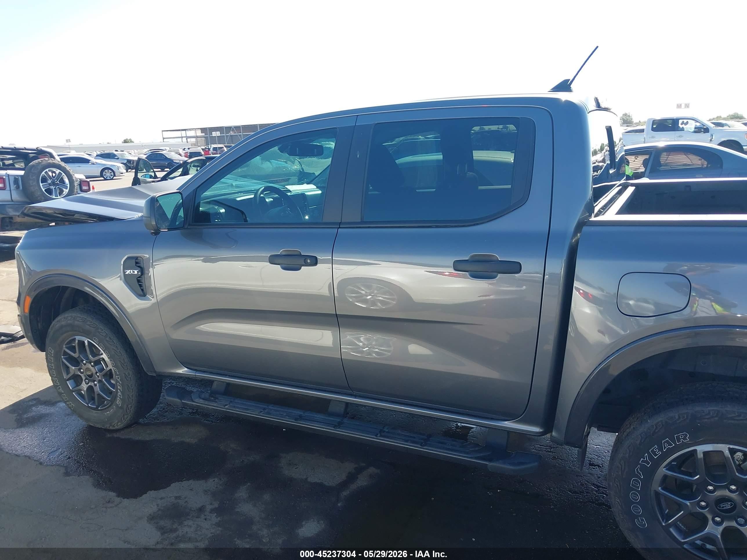 2024 Ford Ranger Xlt Gray vin: 1FTER4HH7RLE34506