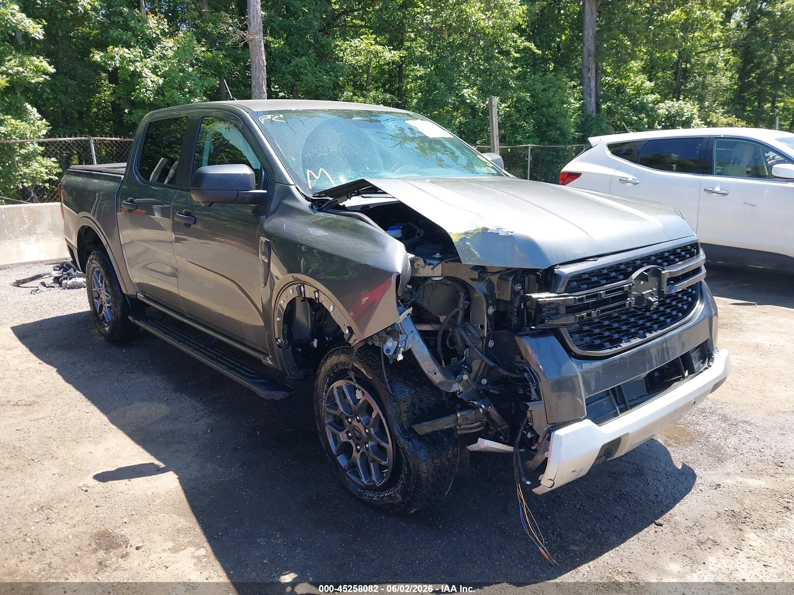 2024 Ford Ranger Xlt Gray vin: 1FTER4HP5RLE49660