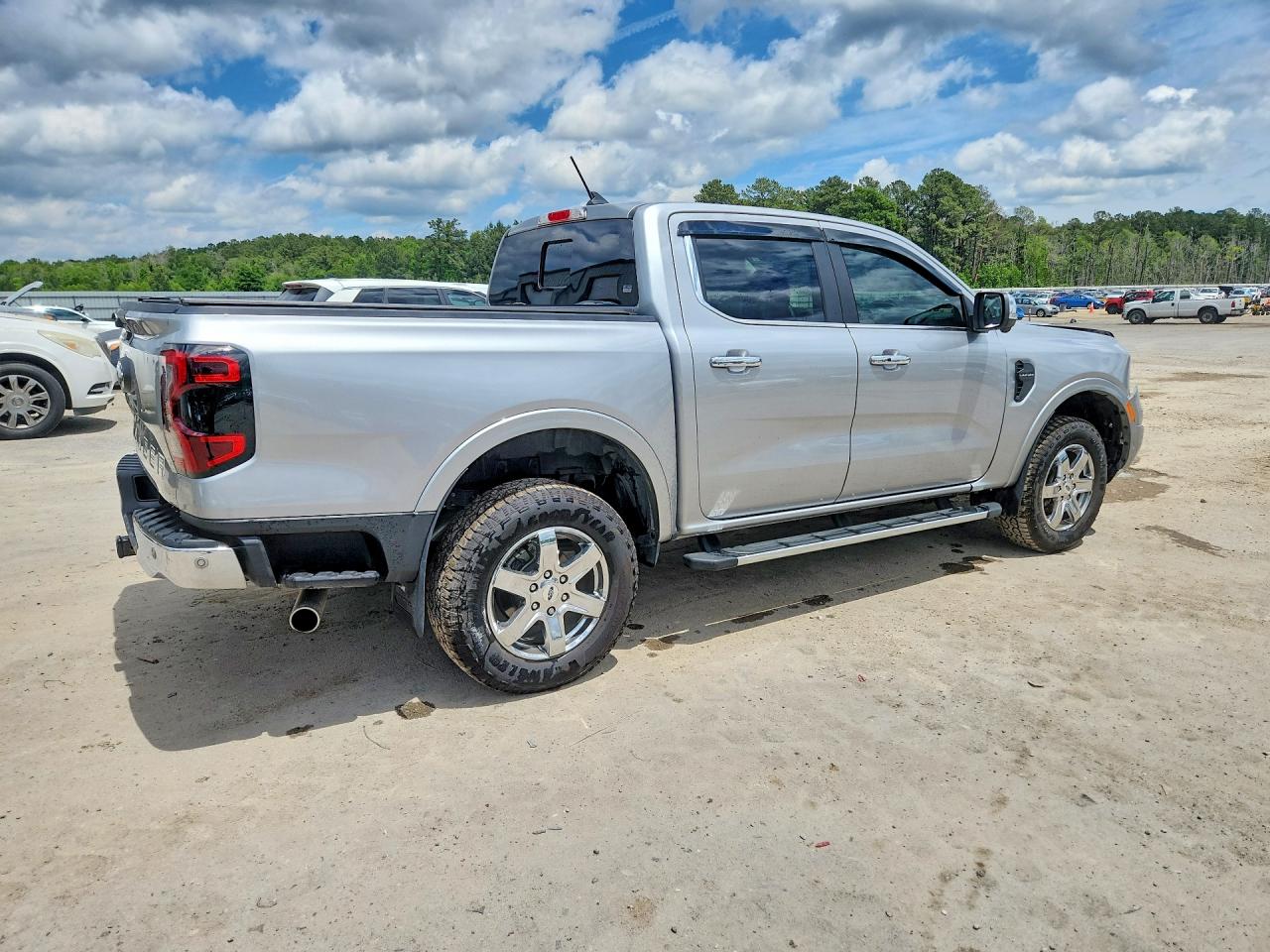 2024 Ford Ranger Lariat Silver vin: 1FTER4JH1RLE54275