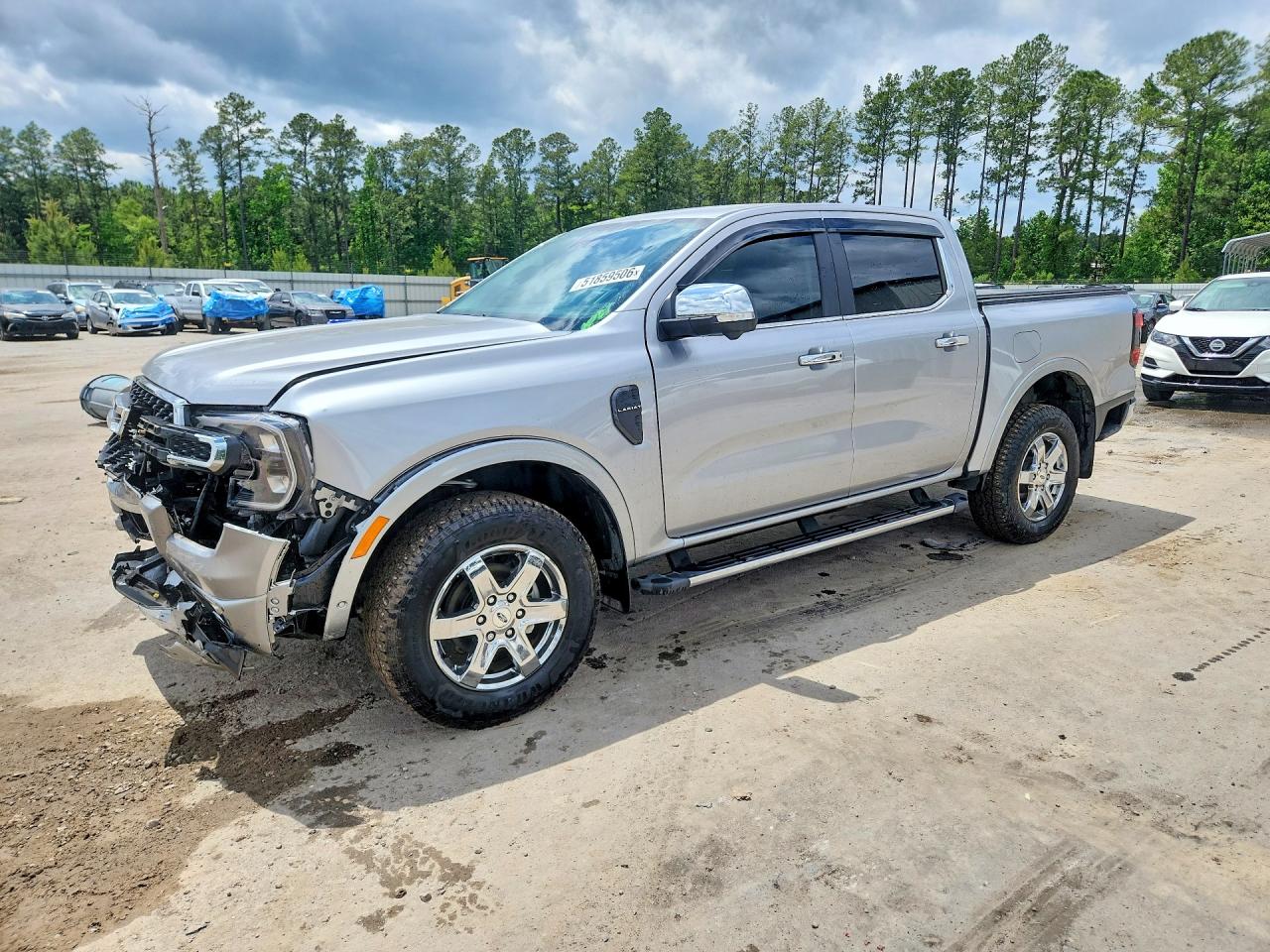 2024 Ford Ranger Lariat Серебряный vin: 1FTER4JH1RLE54275