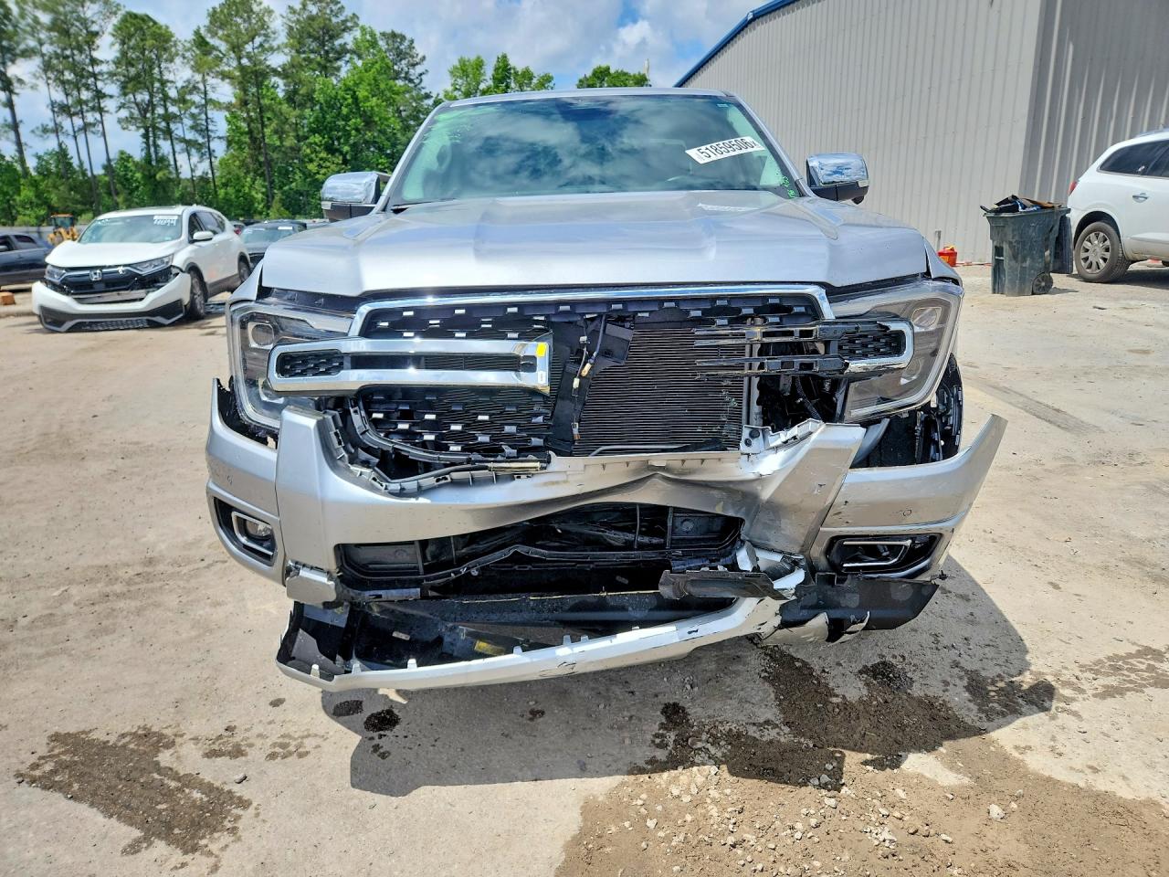 2024 Ford Ranger Lariat Silver vin: 1FTER4JH1RLE54275