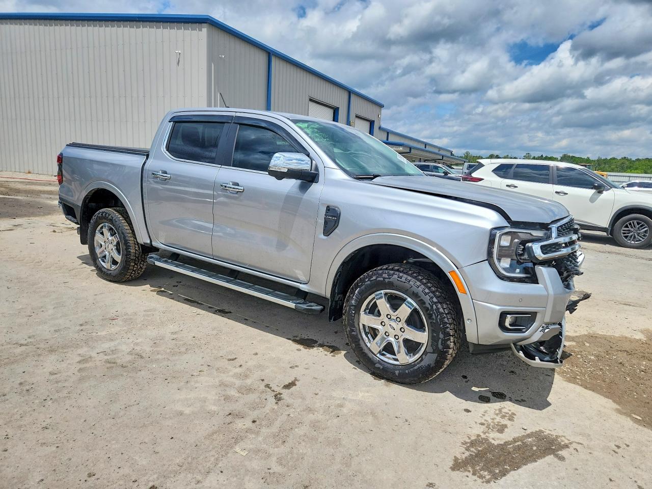 2024 Ford Ranger Lariat Silver vin: 1FTER4JH1RLE54275