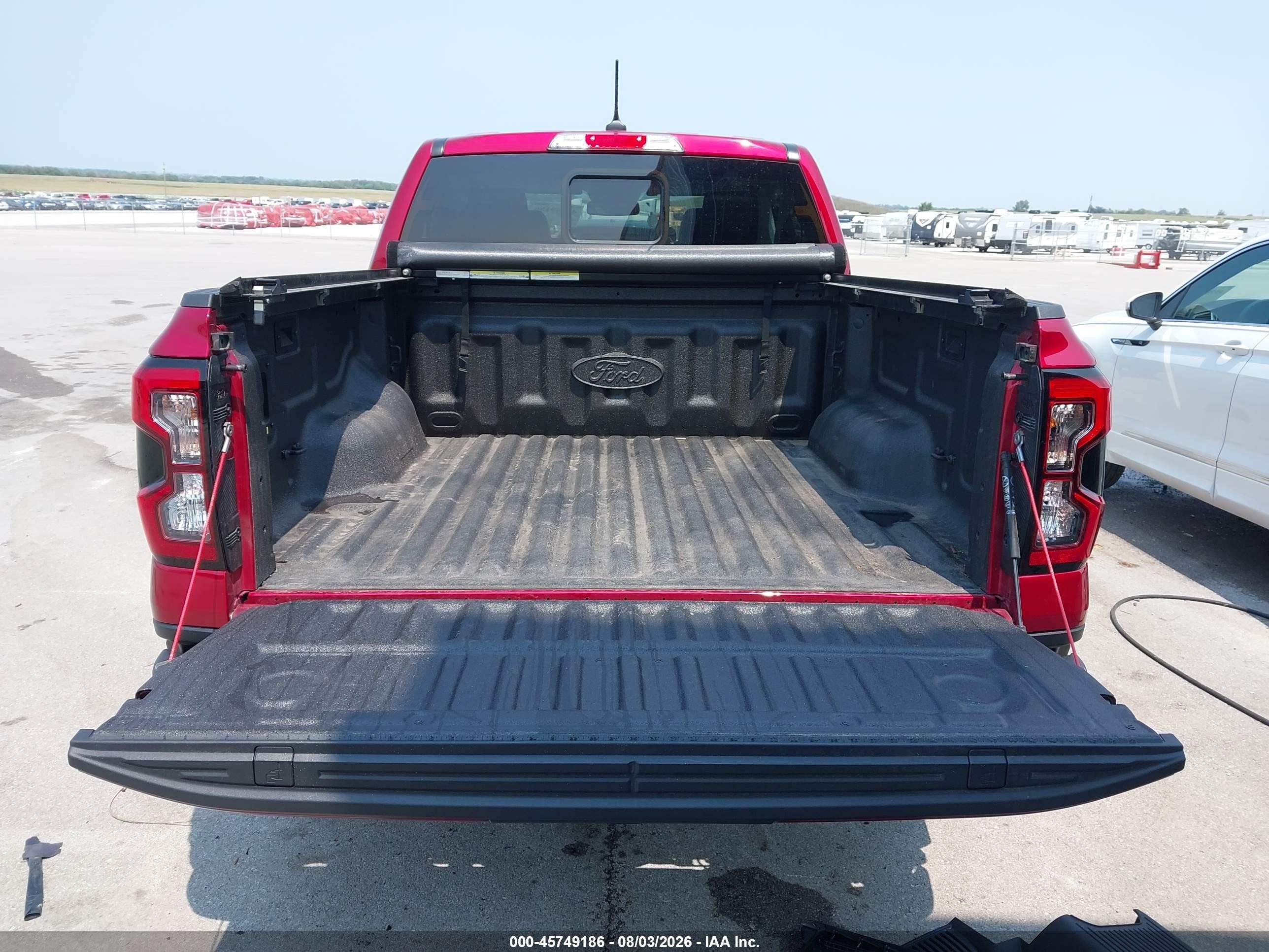 2025 Ford Ranger Lariat Red vin: 1FTER4KH1SLE40946