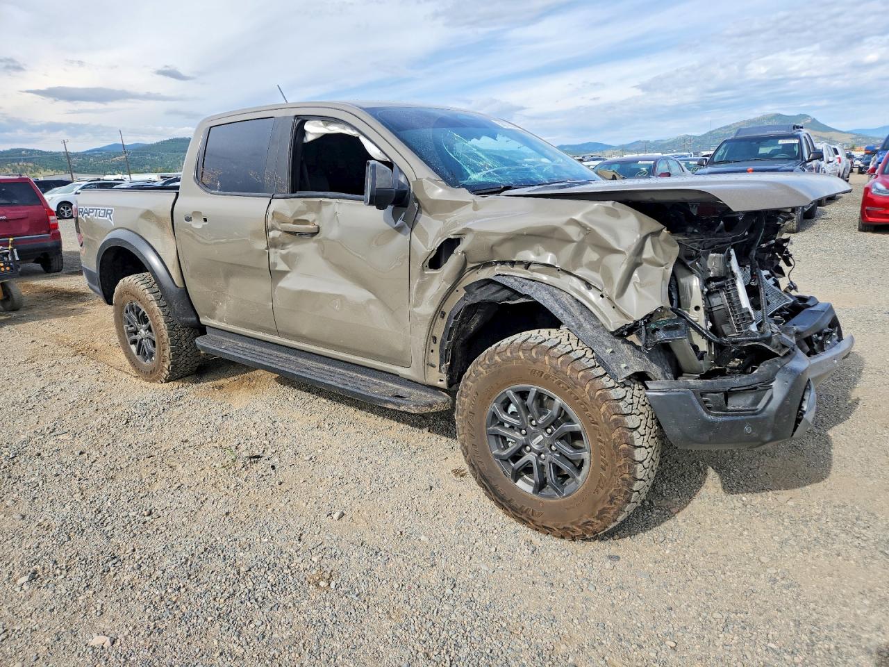 2026 Ford Ranger Raptor Gray vin: 1FTER4LR2TLE10251