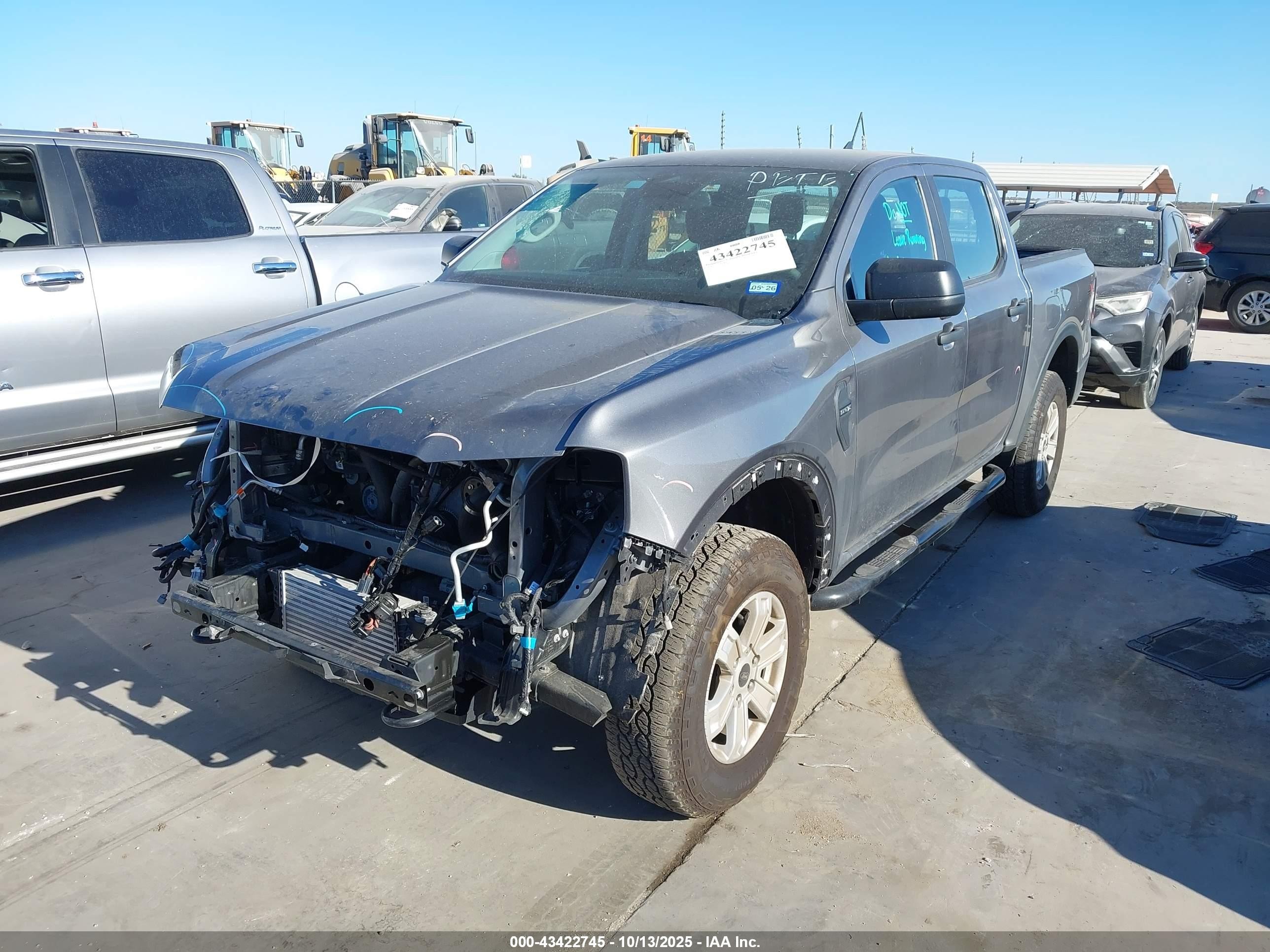 2024 Ford Ranger Xl Gray vin: 1FTER4PH2RLE00894