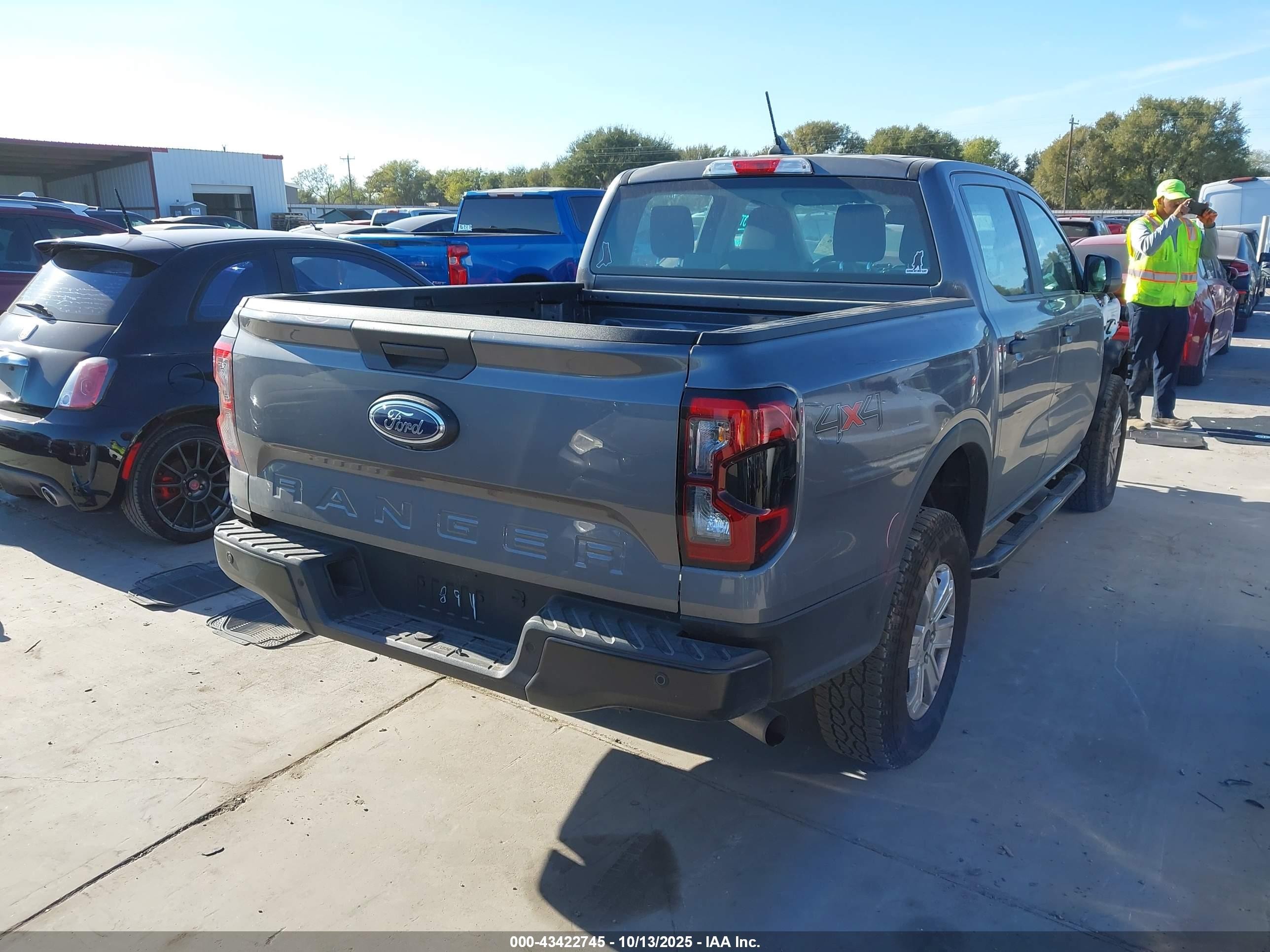2024 Ford Ranger Xl Gray vin: 1FTER4PH2RLE00894