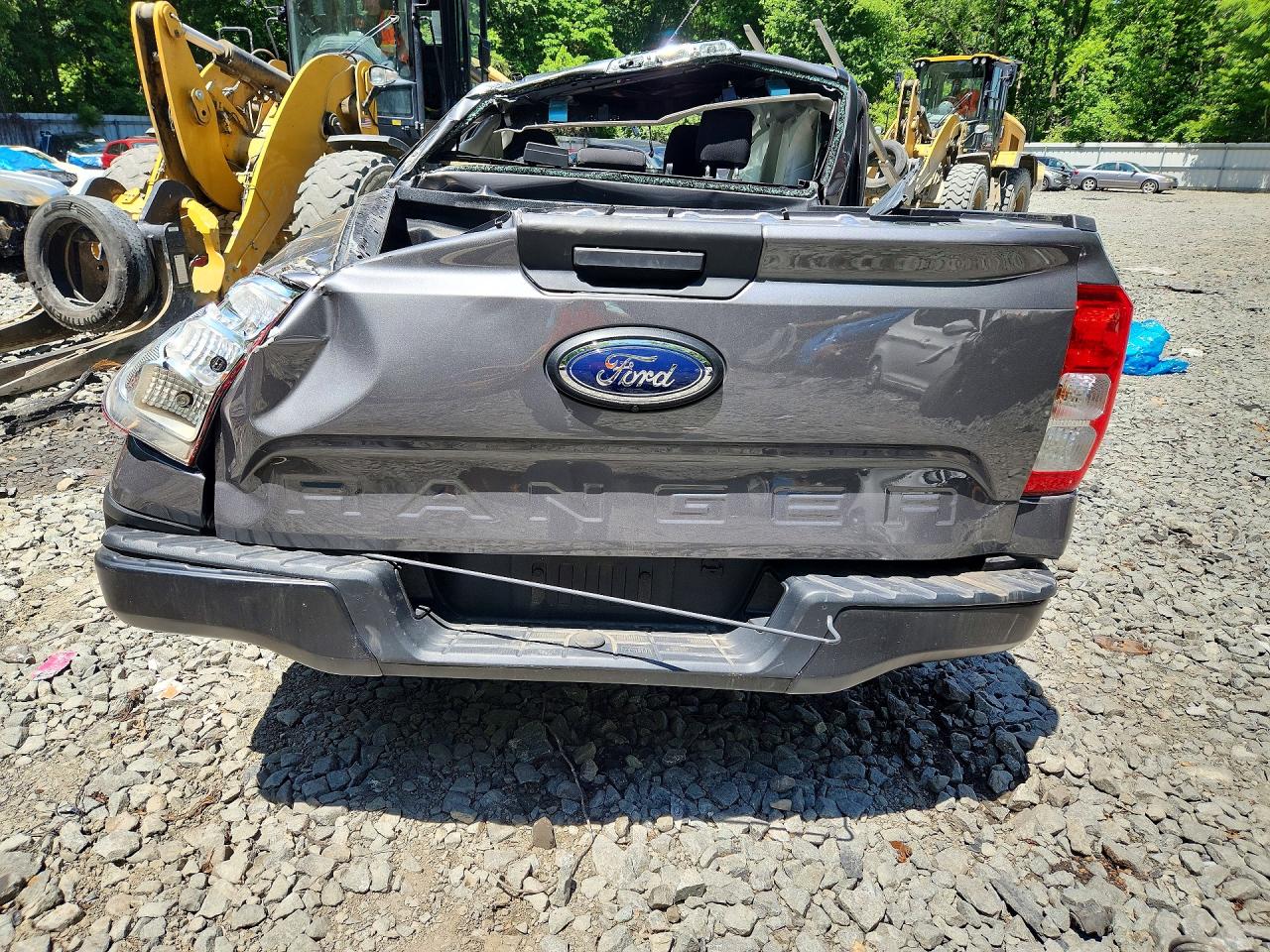2024 Ford Ranger Xl Gray vin: 1FTER4PH8RLE15867