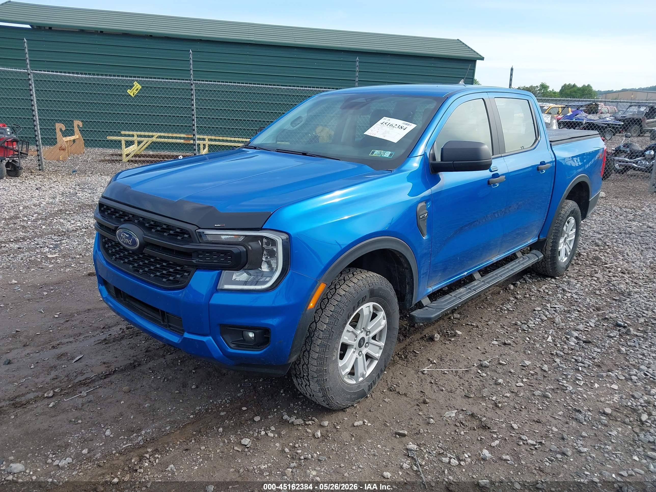 2024 Ford Ranger Xl Blue vin: 1FTER4PHXRLE00545