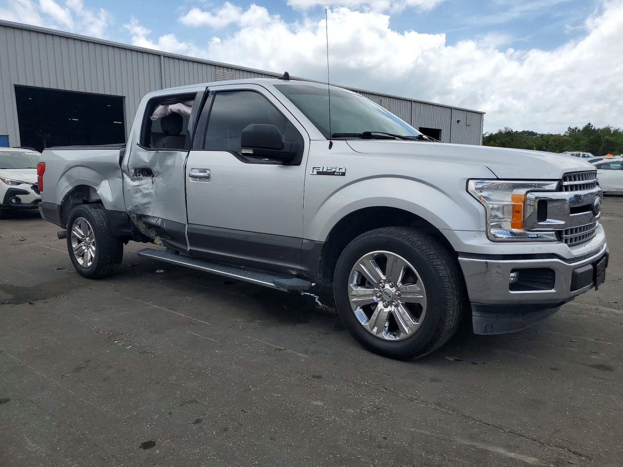 2019 Ford F150 Supercrew Silver vin: 1FTEW1C42KKF30583