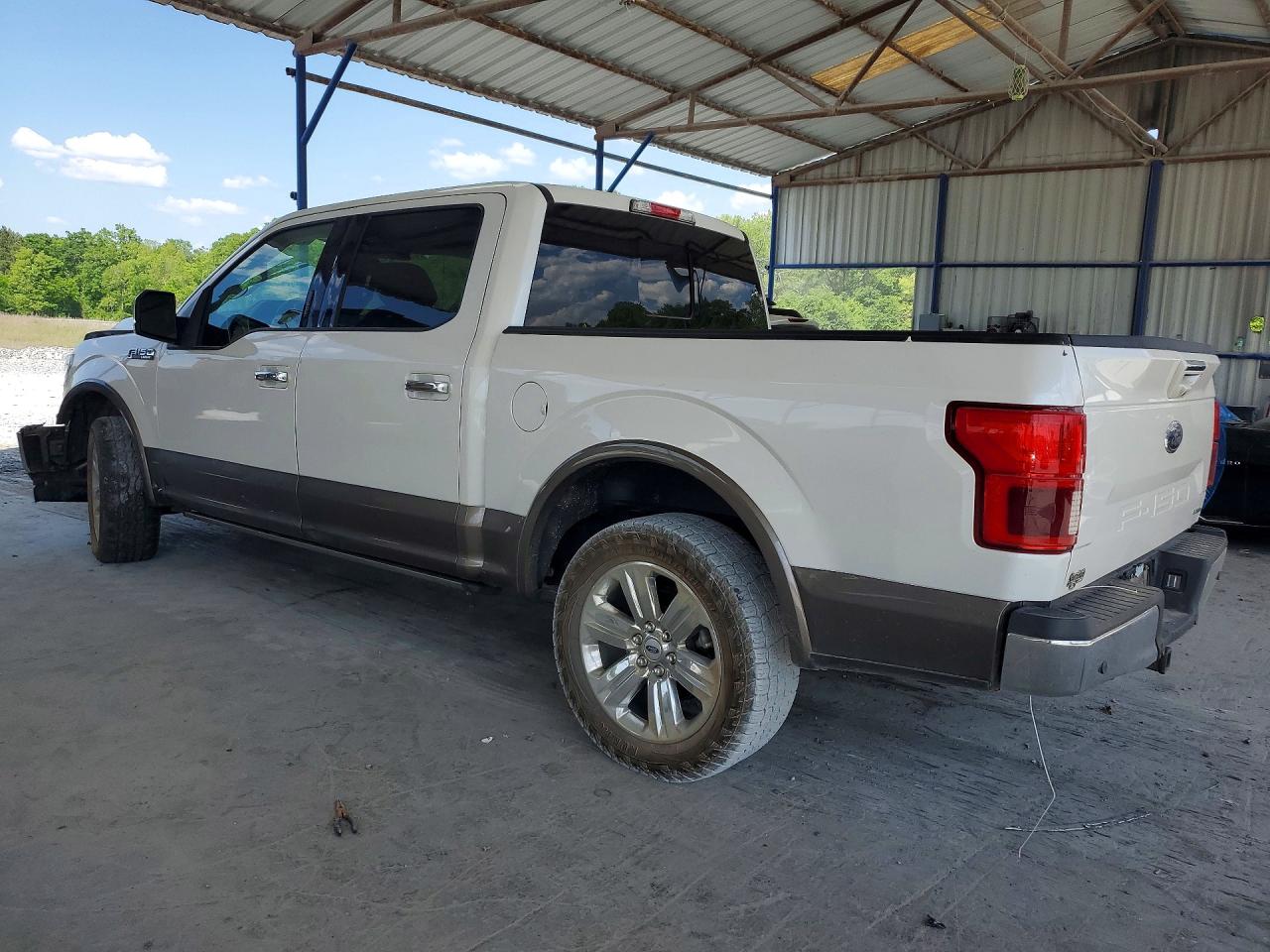 2019 Ford F150 Supercrew White vin: 1FTEW1C45KFD42102